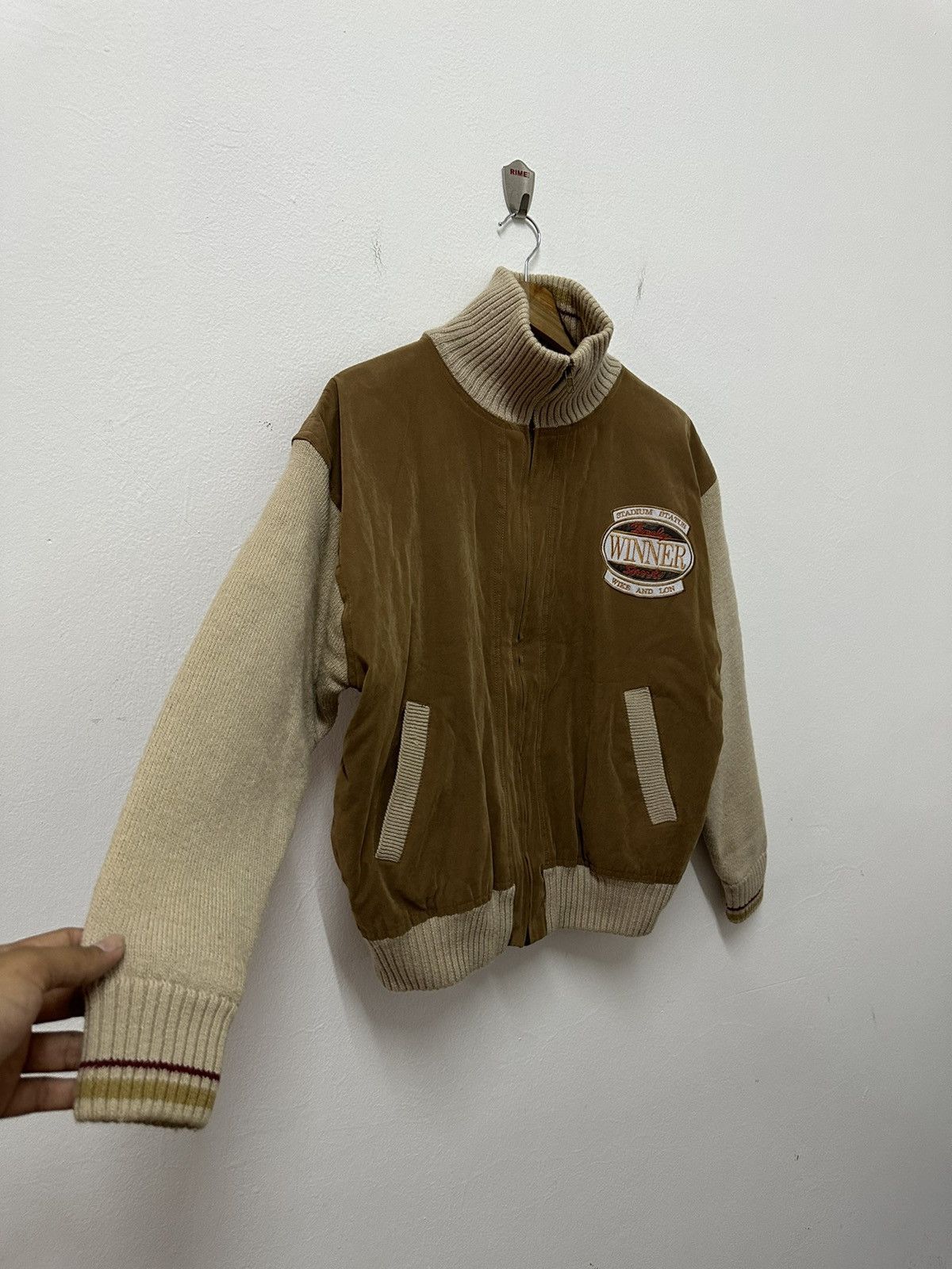 Japanese Brand × Vintage Vintage Wike & Lon patches Style Two Tone Winter Jacket Size US M / EU 48-50 / 2 - 6 Thumbnail