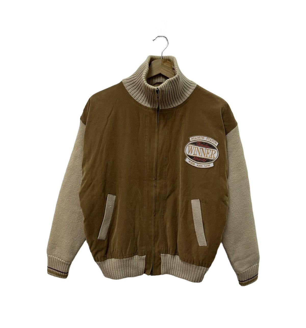 Japanese Brand × Vintage Vintage Wike & Lon patches Style Two Tone Winter Jacket Size US M / EU 48-50 / 2 - 1 Thumbnail