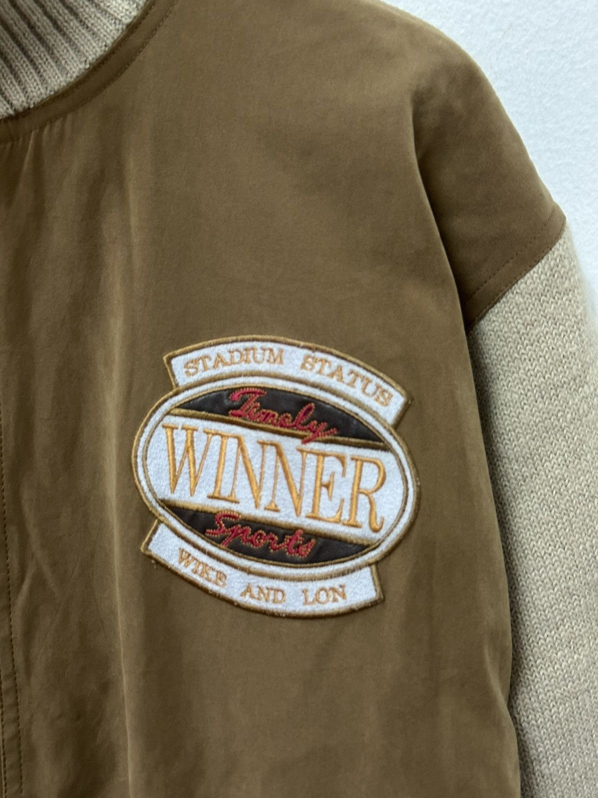 Japanese Brand × Vintage Vintage Wike & Lon patches Style Two Tone Winter Jacket Size US M / EU 48-50 / 2 - 2 Thumbnail