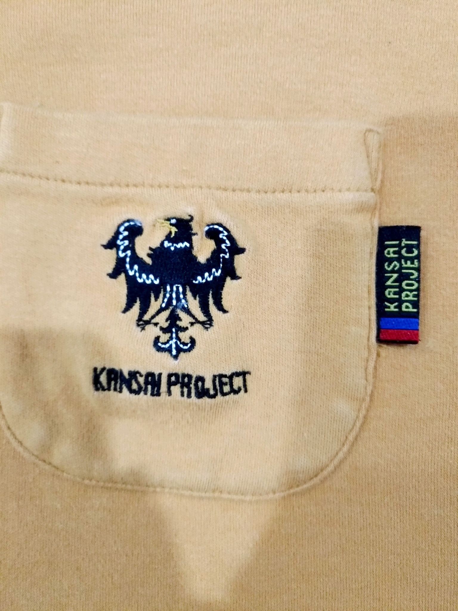Designer × Kansai Yamamoto RARE! KANSAI PROJECT ART MOTIF L/SLEEVE POLO SHIRT Size US L / EU 52-54 / 3 - 8 Thumbnail