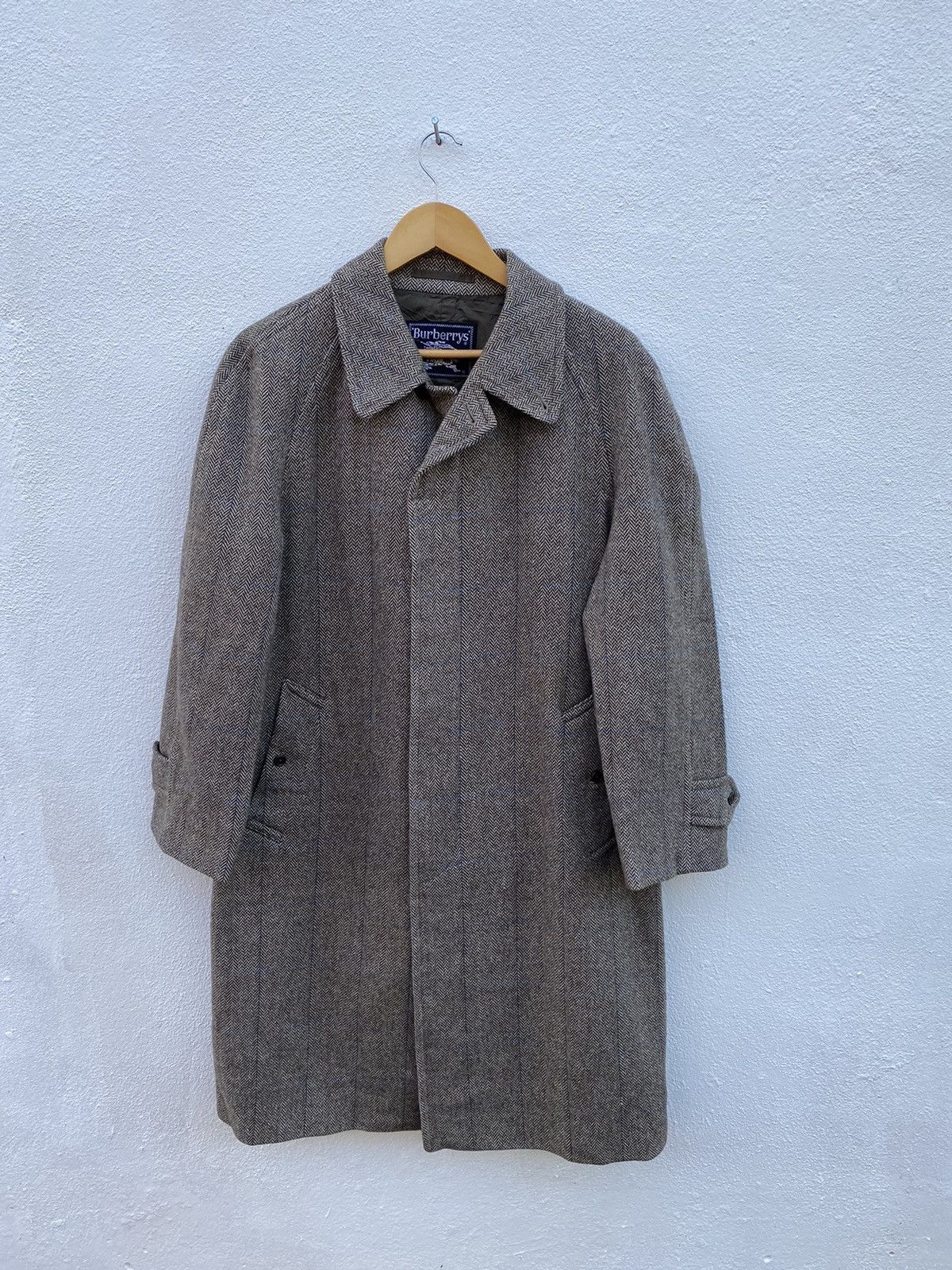 Vintage Burberrys wool trench coat