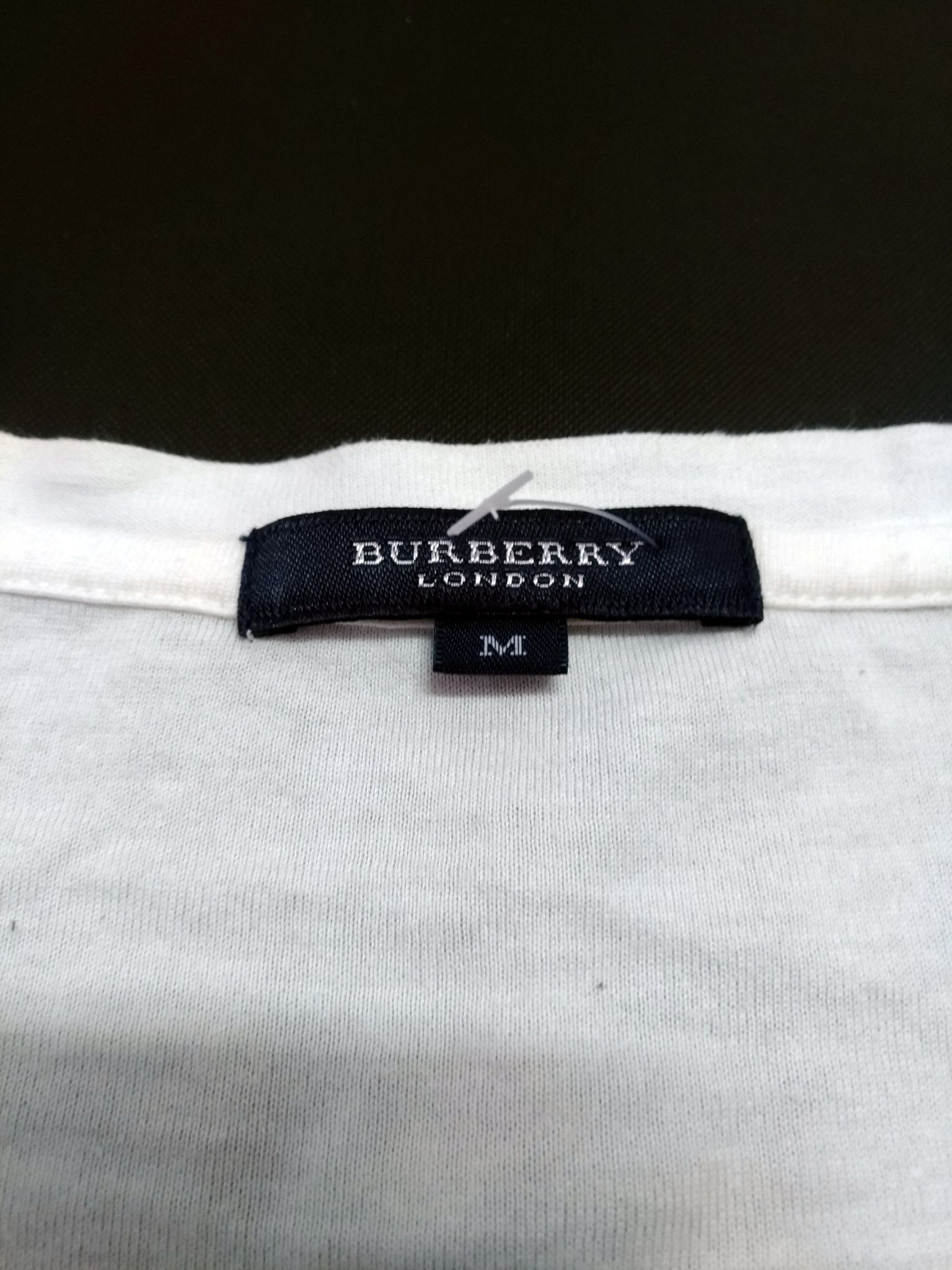 Black Label × Burberry × Burberry Prorsum RARE! BURBERRY LONDON MADE IN JAPAN STRIPED V-NECK Size US M / EU 48-50 / 2 - 5 Thumbnail