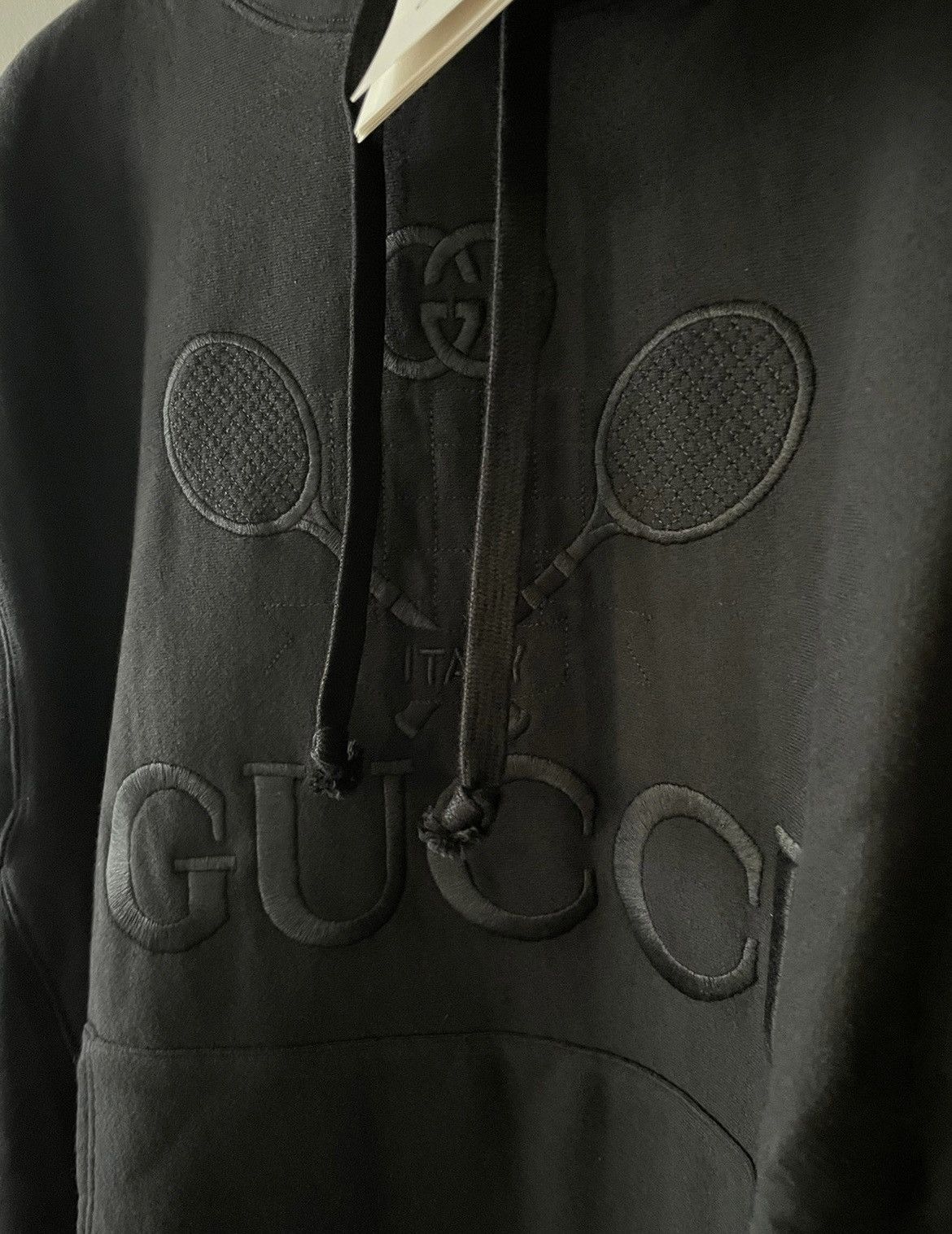 Gucci Super Runway BrandNEW Sold Out Tennis Logo Embroidery Hoodie Size US XXL / EU 58 / 5 - 25 Thumbnail