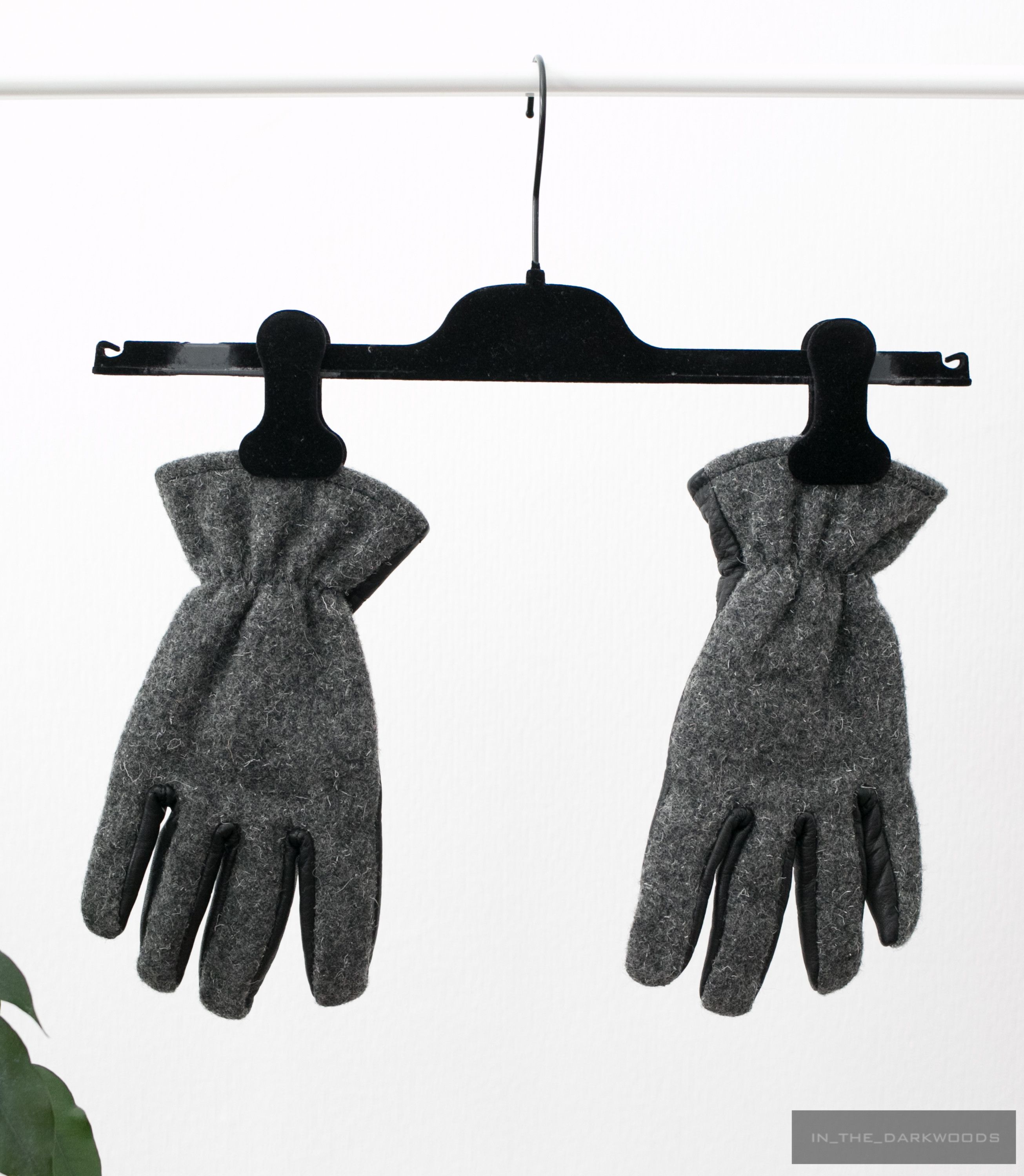 Comme des Garcons Homme wool/leather gloves Size ONE SIZE - 1 Thumbnail