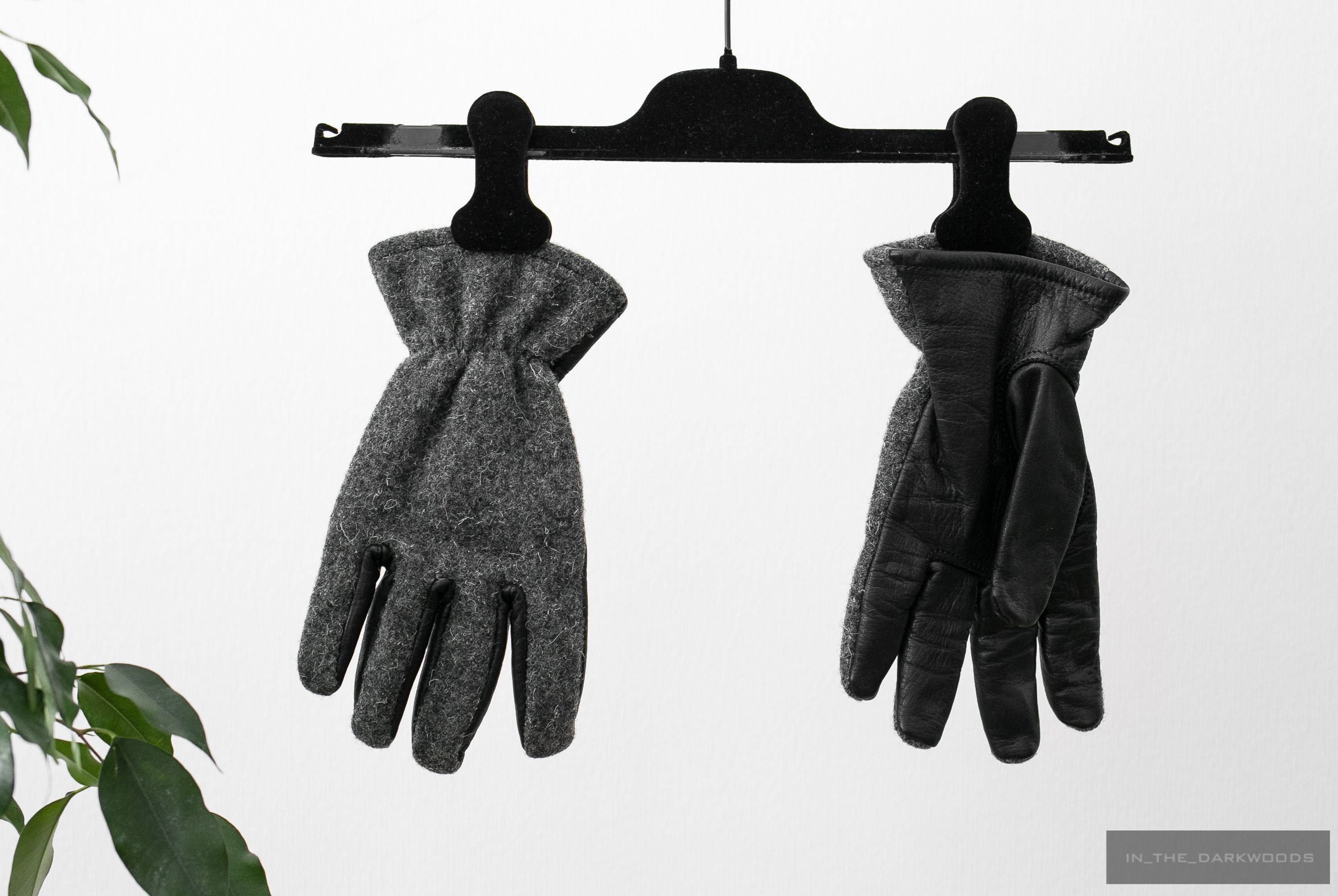 Comme des Garcons Homme wool/leather gloves Size ONE SIZE - 6 Thumbnail
