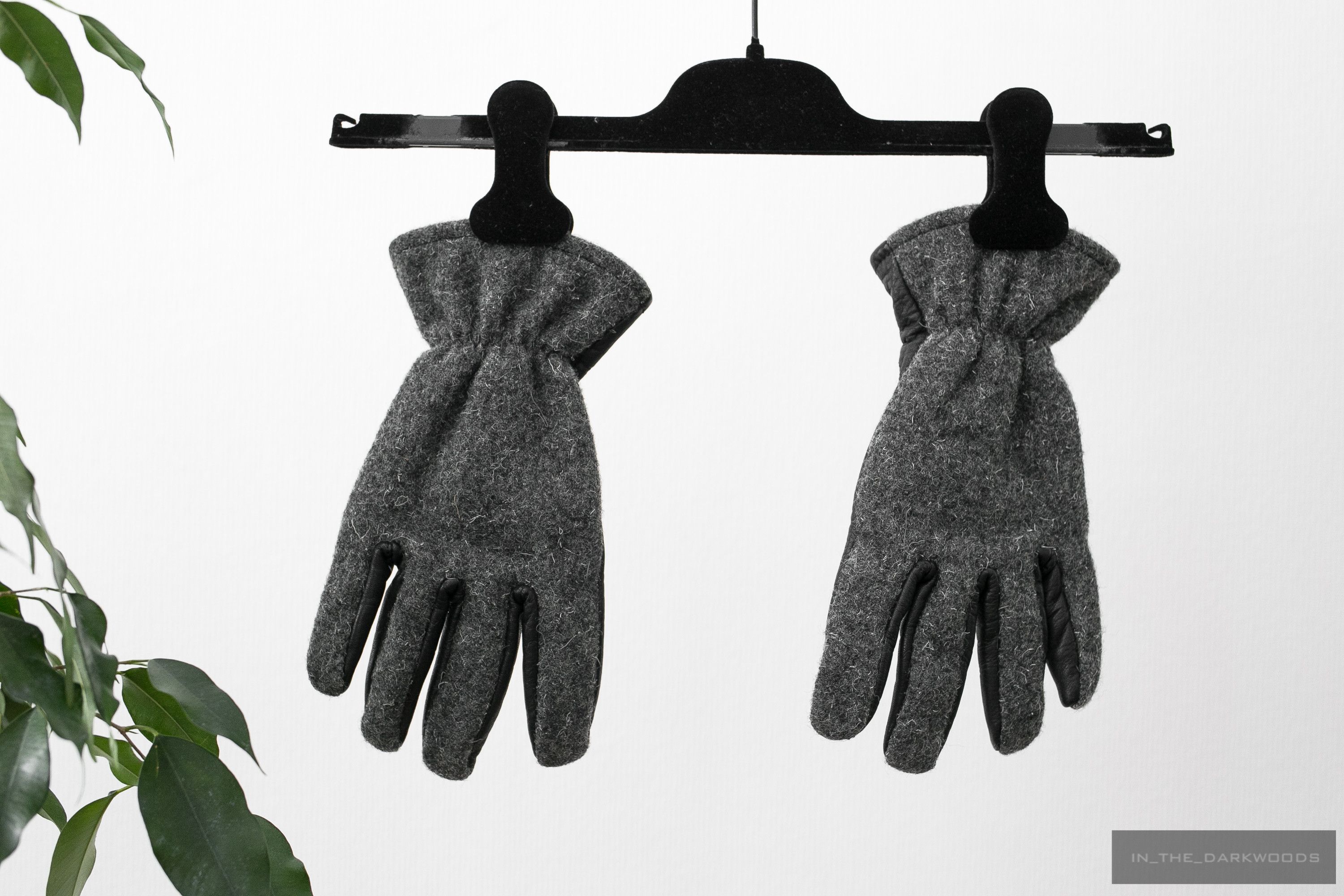Comme des Garcons Homme wool/leather gloves Size ONE SIZE - 5 Thumbnail