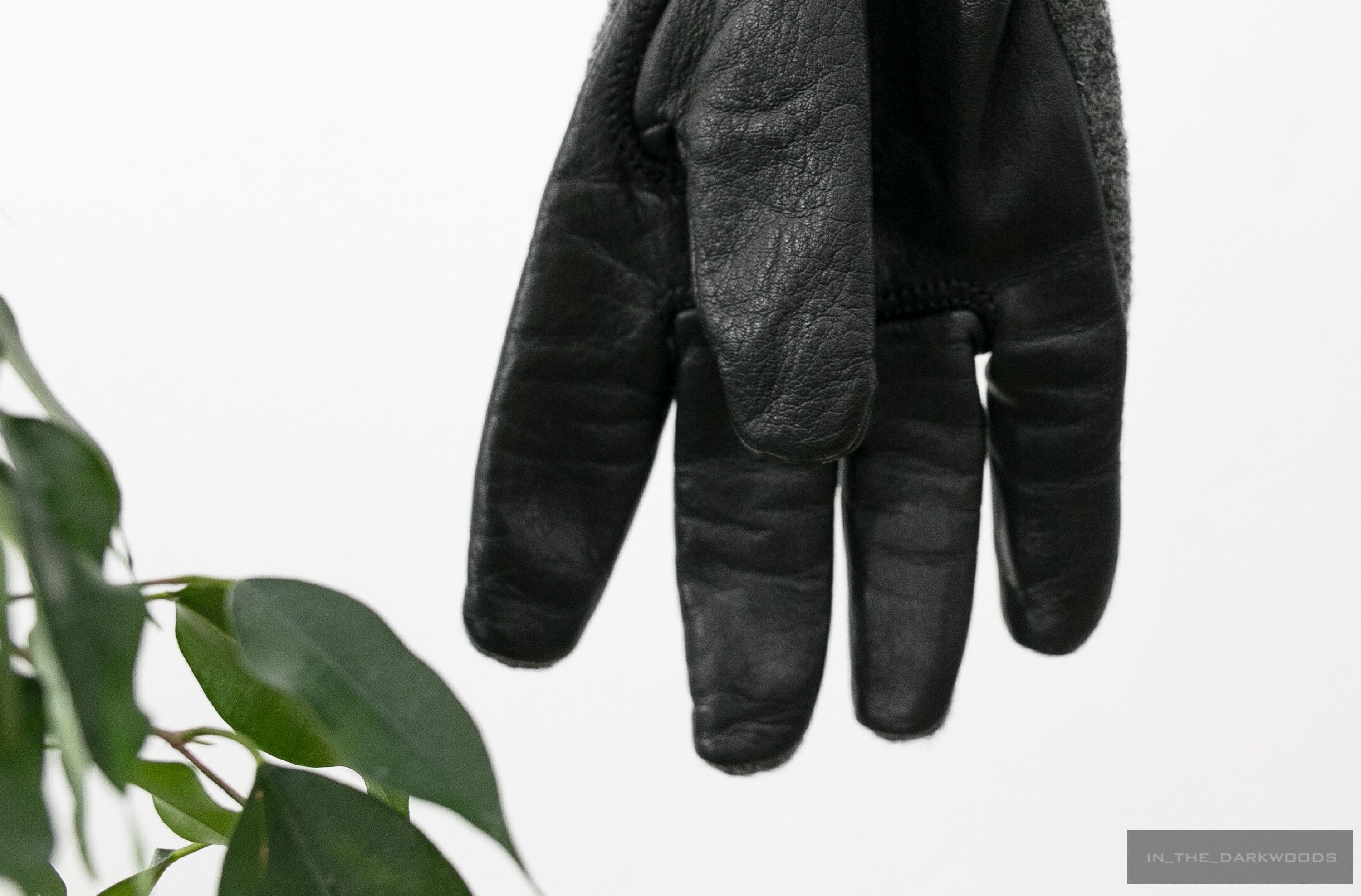 Comme des Garcons Homme wool/leather gloves Size ONE SIZE - 4 Thumbnail