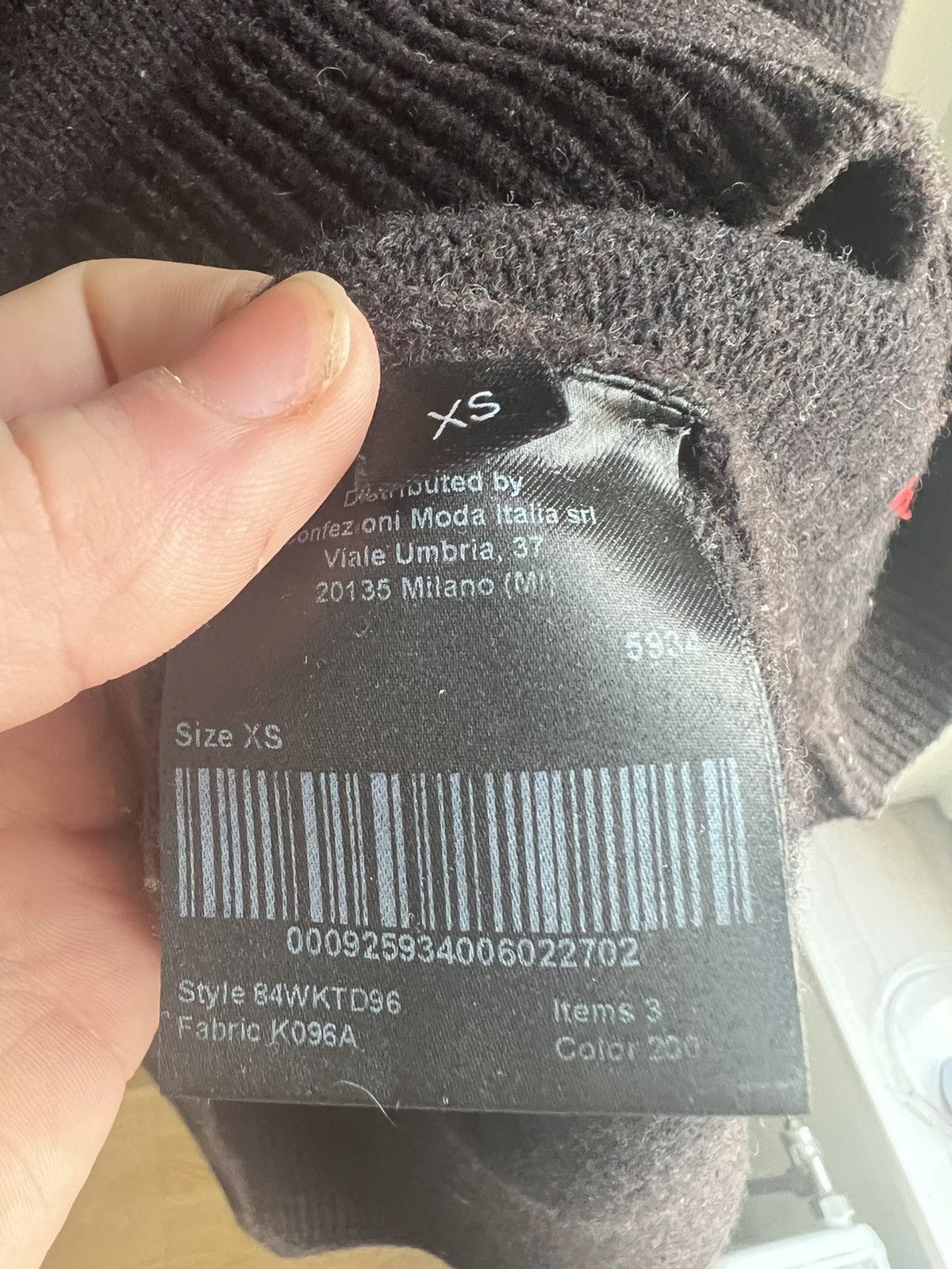 Calvin Klein 205W39NYC Raf Simons x Calvin Klein 205W39NYC V-neck Sweatshirt Size US M / EU 48-50 / 2 - 4 Thumbnail