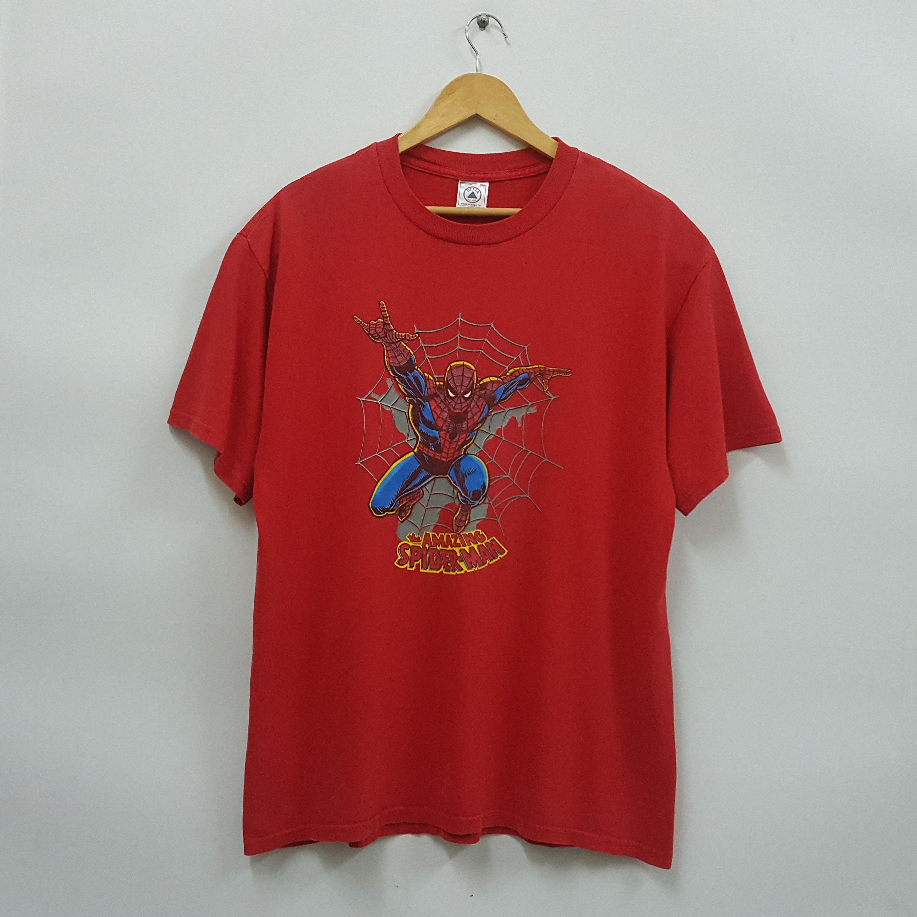 Marvel Comics × Vintage Vintage Spider-man Marvel comics nice design t-shirt Size US L / EU 52-54 / 3 - 1 Thumbnail