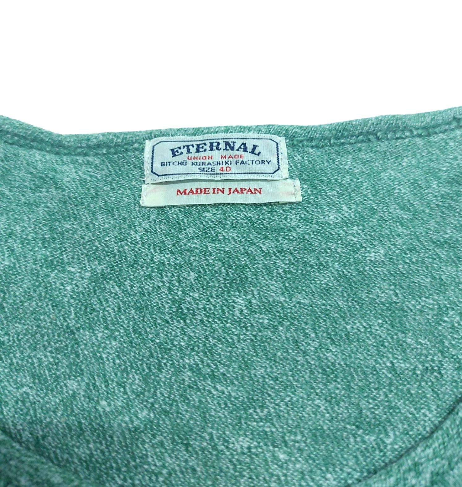 Eternal × Japanese Brand × KOJIMA GENES RARE! ETERNAL KURASHIKI UNION MADE SPECKLED L/SLEEVE Size US L / EU 52-54 / 3 - 5 Thumbnail