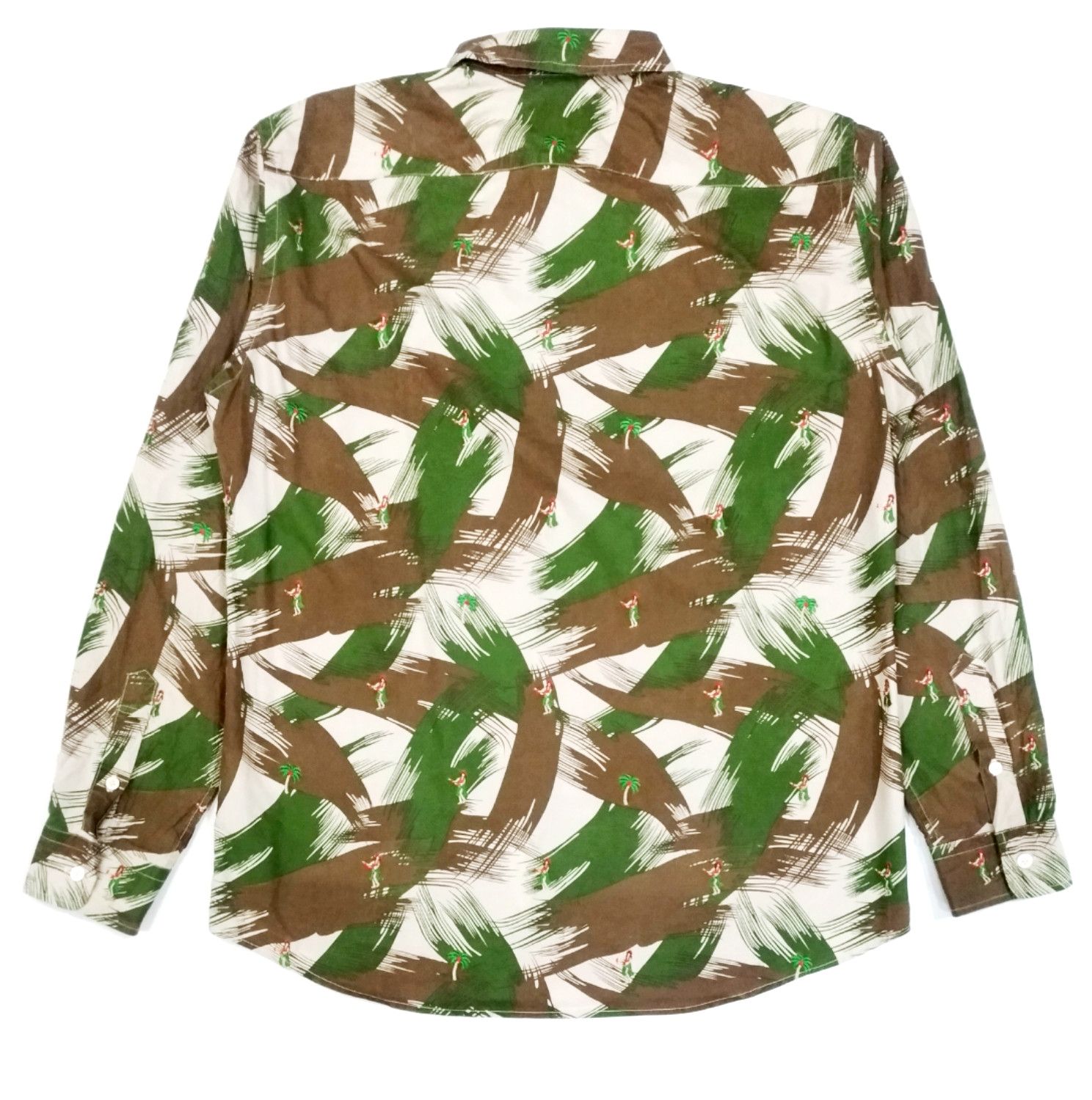 Beams Plus × Designer × Japanese Brand VERY RARE! BEAMS CAMO LONGSLEEVE SLIMFIT SHIRT Size US M / EU 48-50 / 2 - 2 Thumbnail