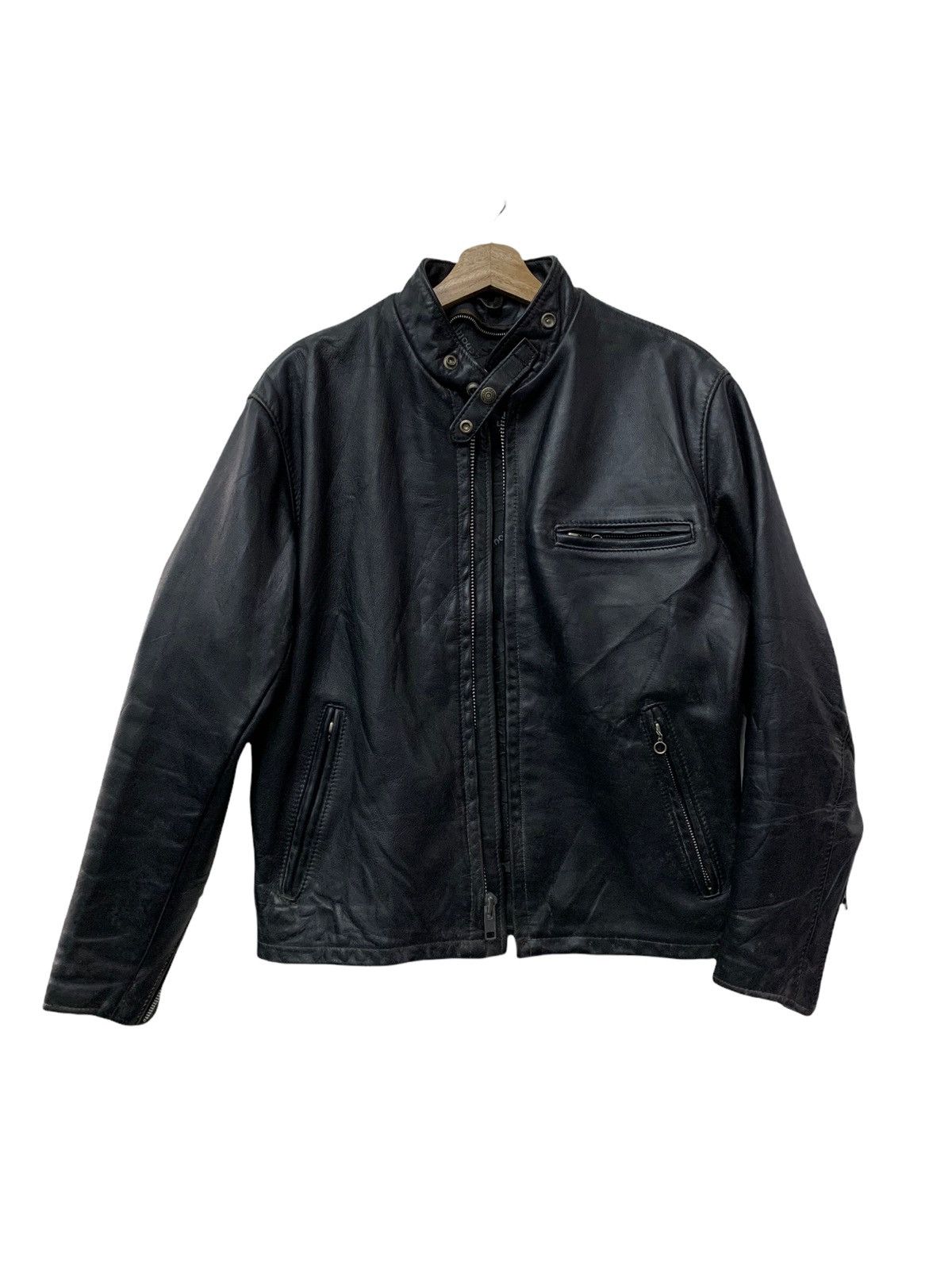 Schott × Vintage Vintage 90s Schott At101 single riders leather