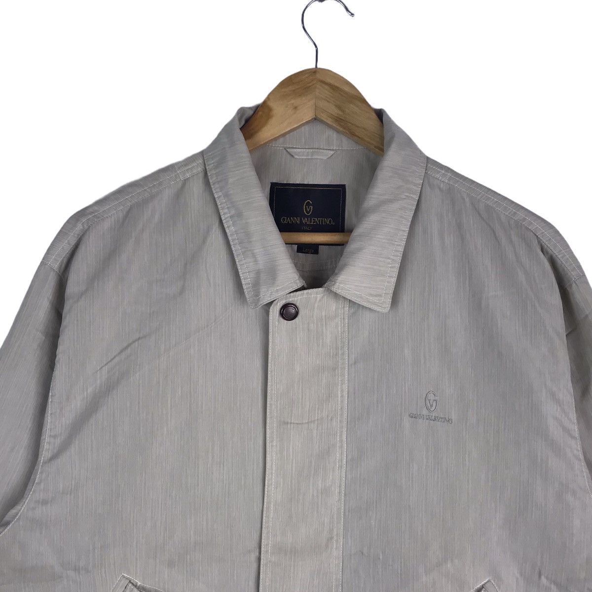 Gianni Valentino × Valentino Vintage Gianni Valentino Italy Zip Up Light Jacket Size US L / EU 52-54 / 3 - 2 Thumbnail