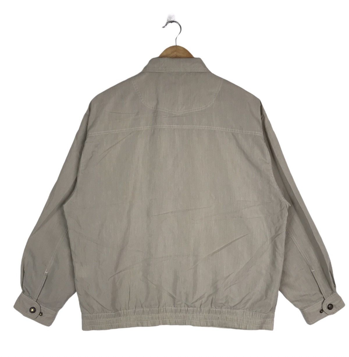 Gianni Valentino × Valentino Vintage Gianni Valentino Italy Zip Up Light Jacket Size US L / EU 52-54 / 3 - 4 Thumbnail