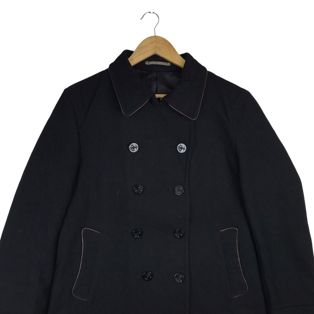 Boycott Boycott Peacoat Wool Jacket Size US M / EU 48-50 / 2 - 2 Thumbnail