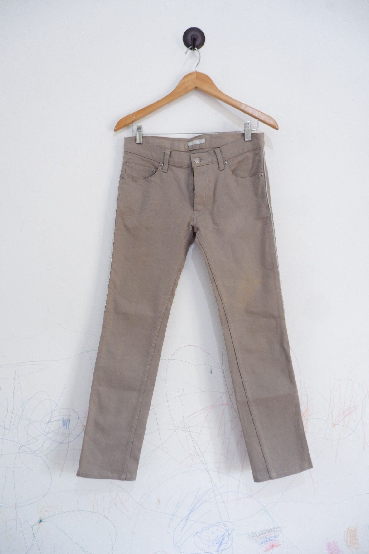 Number (N)ine Number Nine Double Side Glitter Jeans Slim Fit Size US 30 / EU 46 - 1 Thumbnail