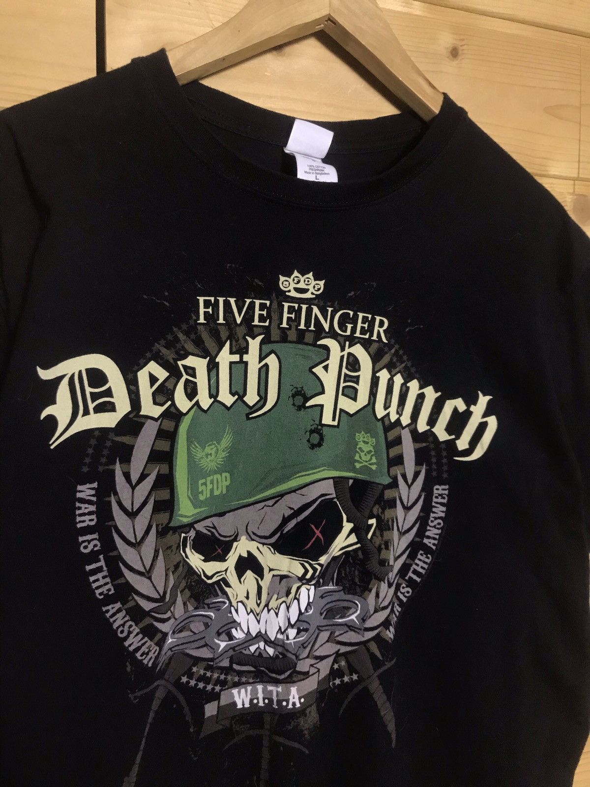 Band Tees Five Fingers Death Punch 2012 tour t-shirt Size US L / EU 52-54 / 3 - 2 Thumbnail