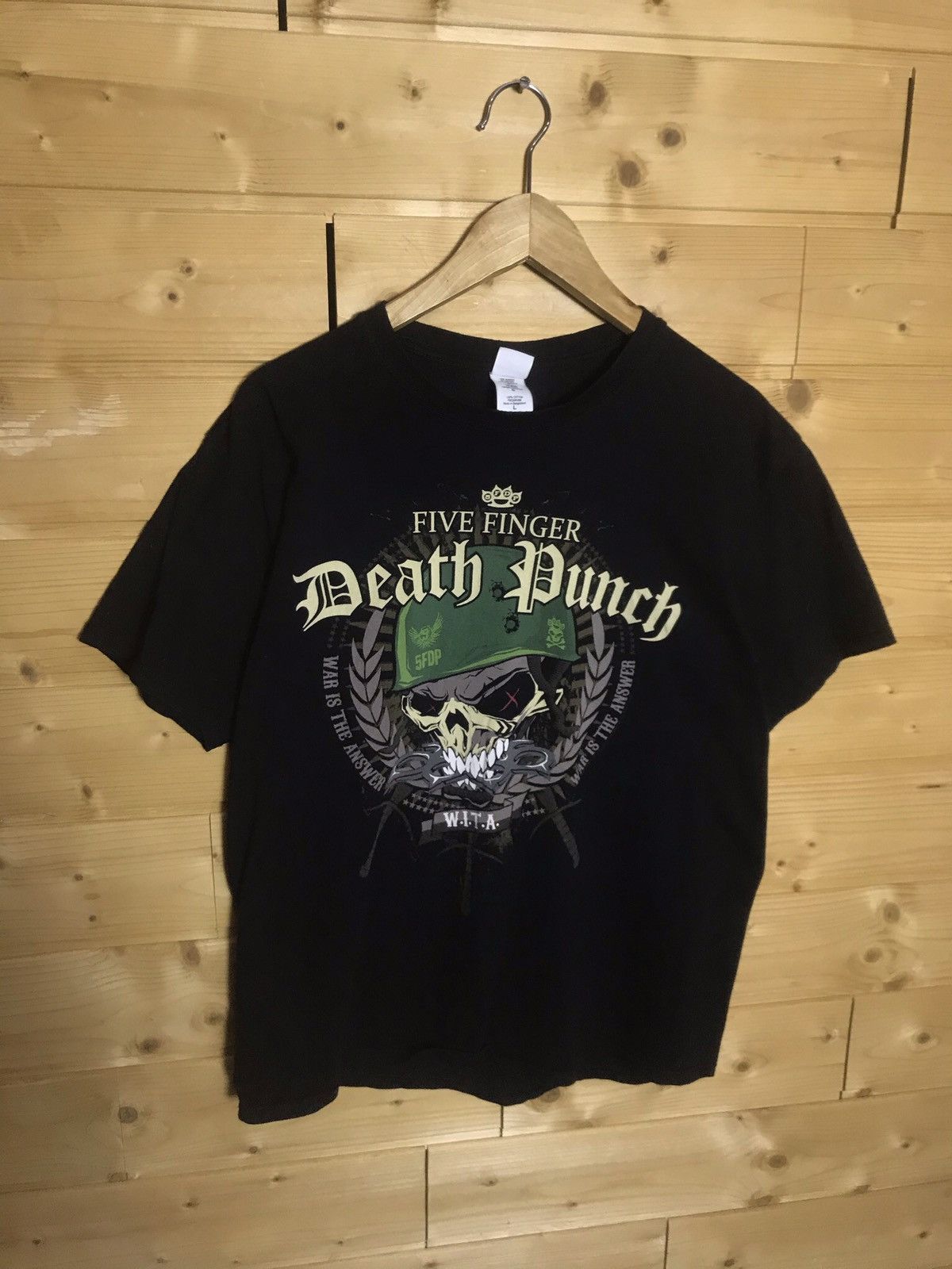 Band Tees Five Fingers Death Punch 2012 tour t-shirt Size US L / EU 52-54 / 3 - 1 Thumbnail