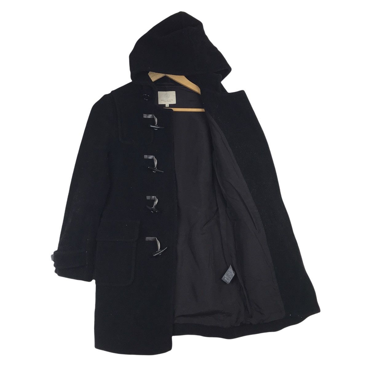 BEAUTY&YOUTH × United Arrows Wool Hoodie Duffle Coat Jacket Size US S / EU 44-46 / 1 - 8 Thumbnail