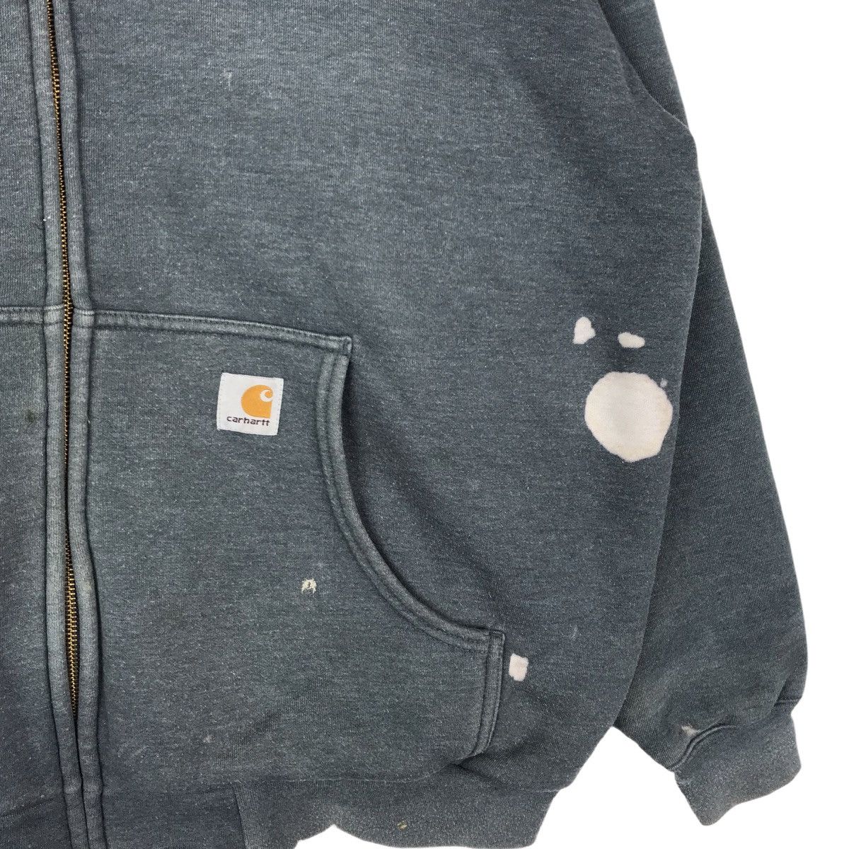 Carhartt Vintage Carhartt Workwear Hoodie Zip Up Pullover Jacket Size US XXL / EU 58 / 5 - 3 Thumbnail