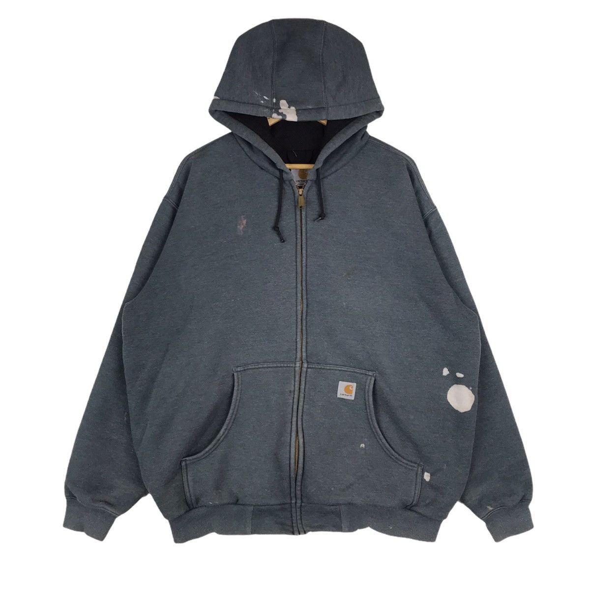 Vintage Carhartt Workwear Hoodie Zip Up Pullover Jacket