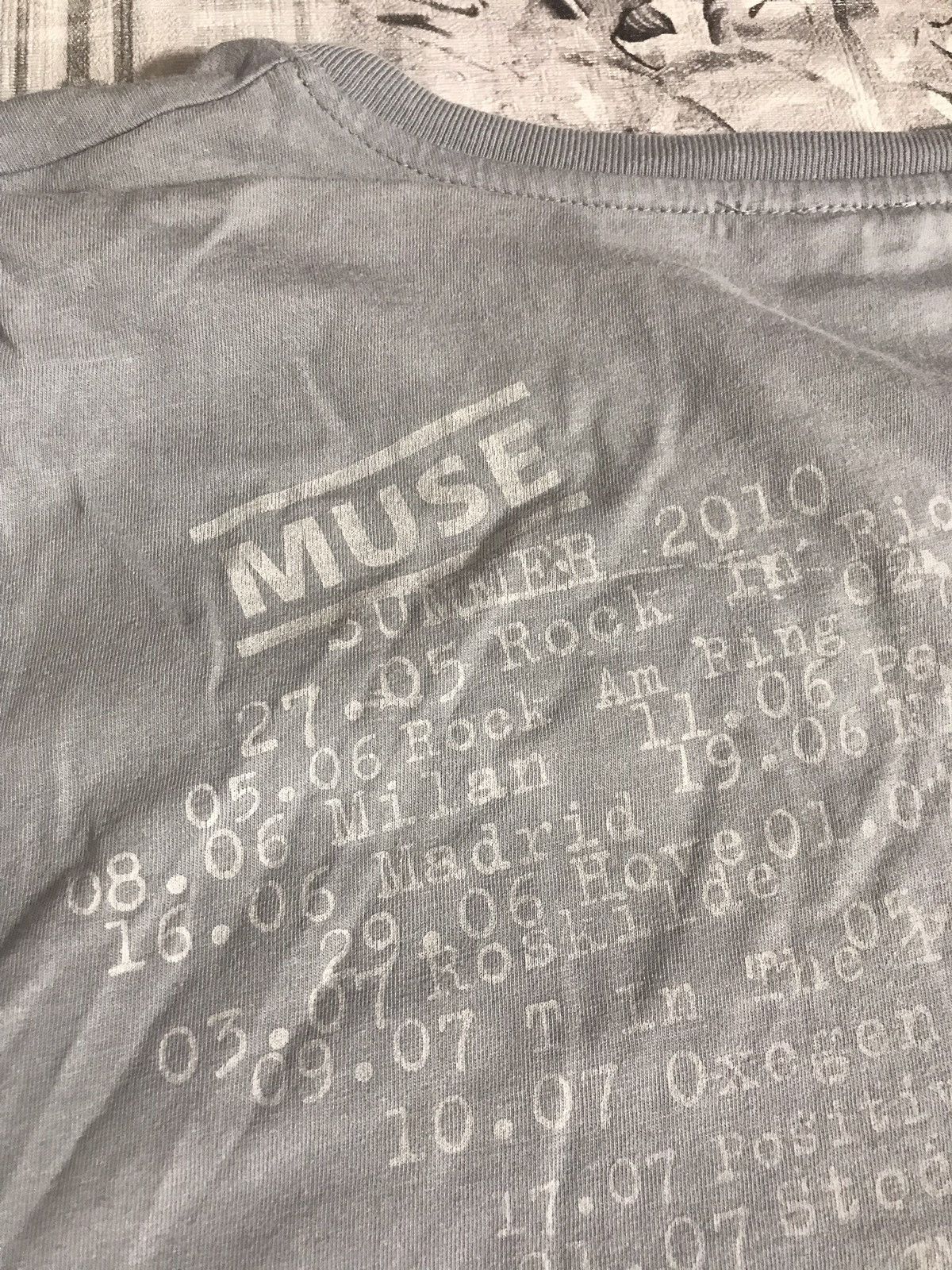 Band Tees 2010 Muse tour t-shirt Size US L / EU 52-54 / 3 - 10 Thumbnail