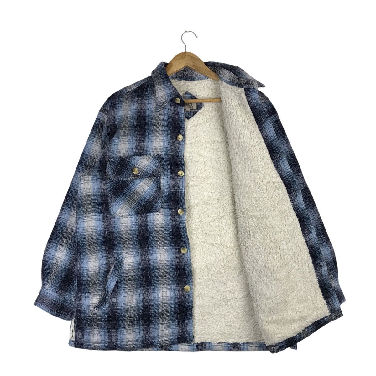 Flannel × Vintage Vintage Moineau Flannel Sherpa Jacket Size US L / EU 52-54 / 3 - 6 Thumbnail
