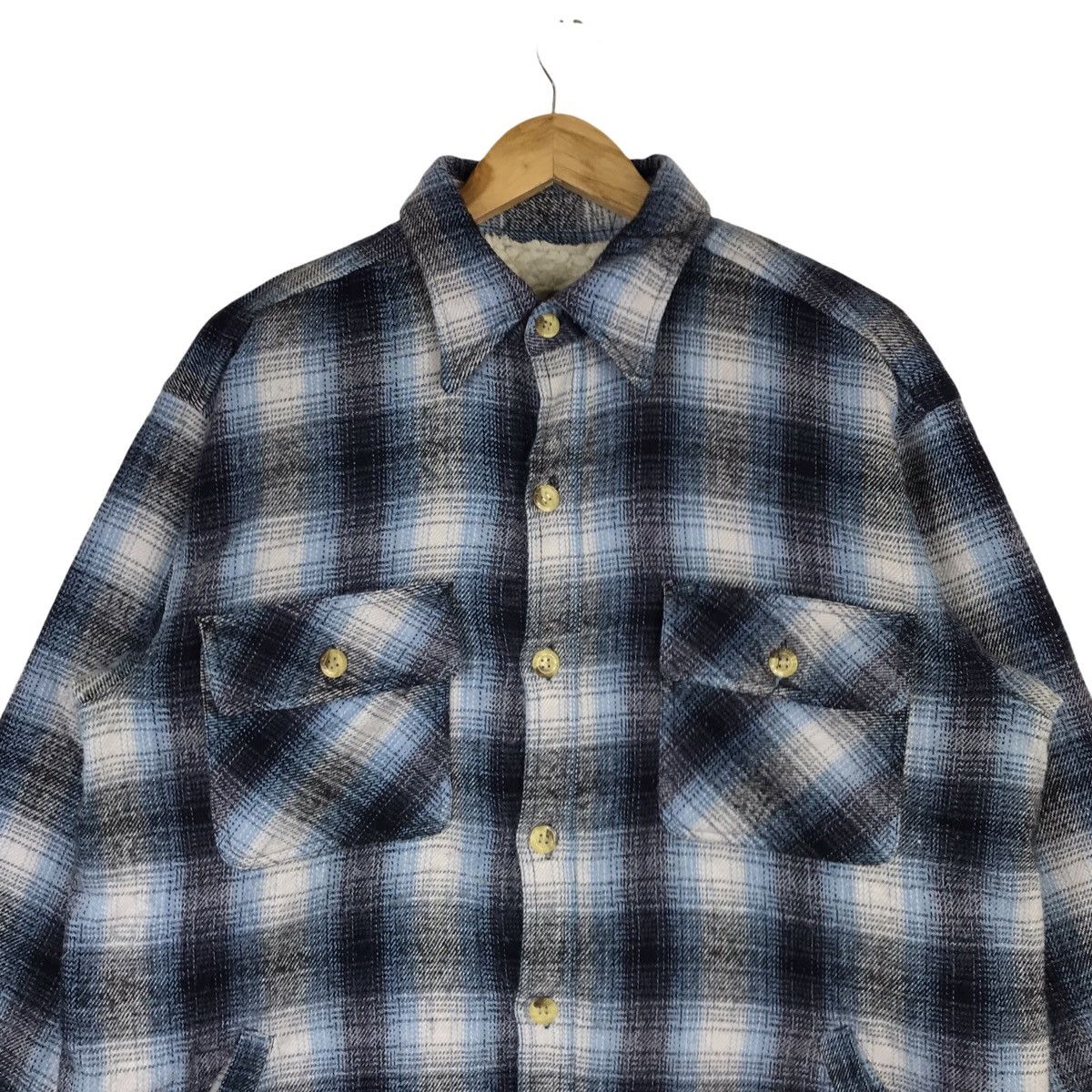 Flannel × Vintage Vintage Moineau Flannel Sherpa Jacket Size US L / EU 52-54 / 3 - 2 Thumbnail
