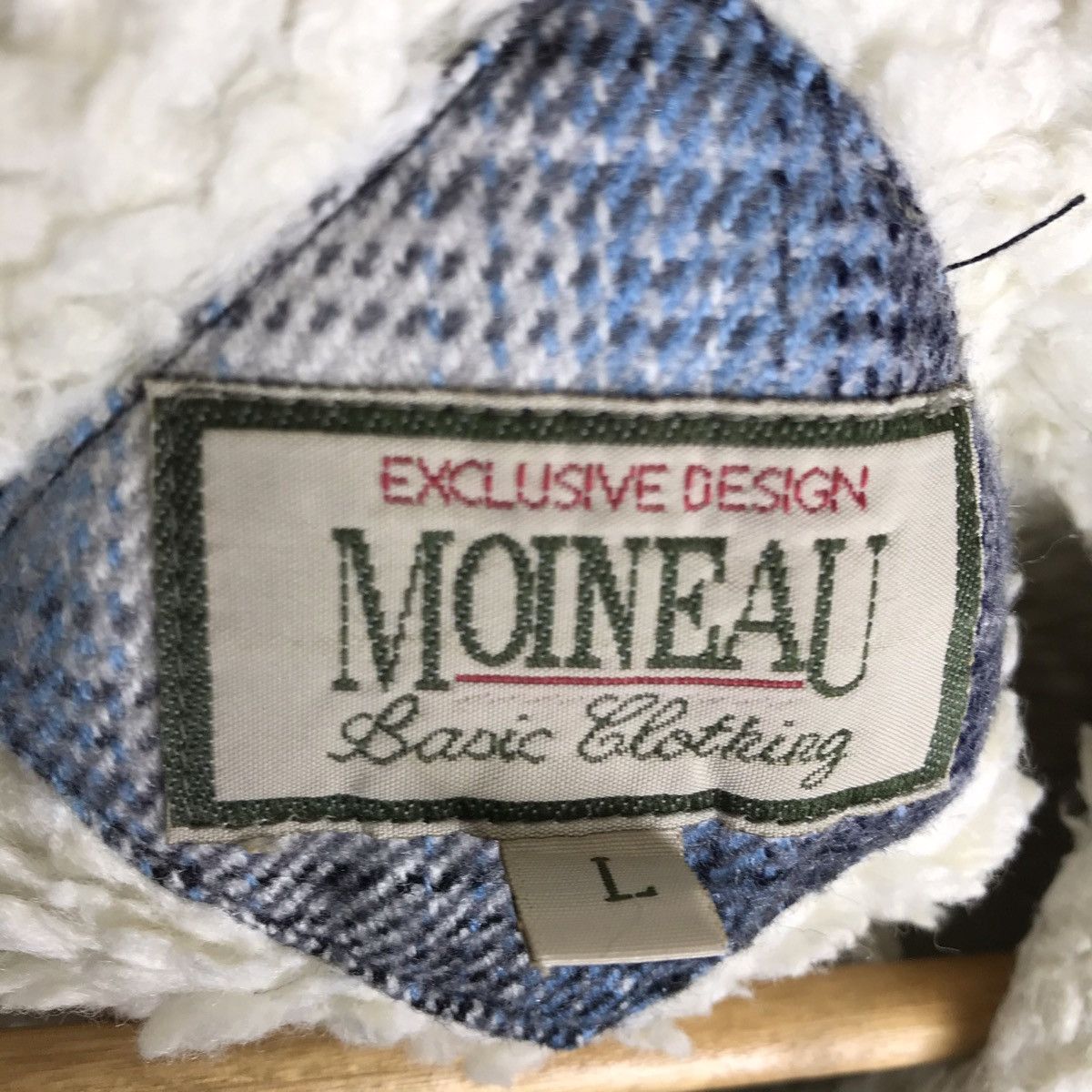 Flannel × Vintage Vintage Moineau Flannel Sherpa Jacket Size US L / EU 52-54 / 3 - 8 Thumbnail