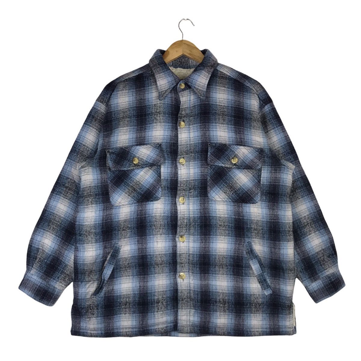 Flannel × Vintage Vintage Moineau Flannel Sherpa Jacket Size US L / EU 52-54 / 3 - 1 Thumbnail