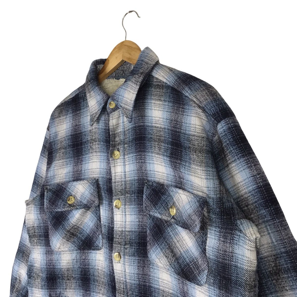 Flannel × Vintage Vintage Moineau Flannel Sherpa Jacket Size US L / EU 52-54 / 3 - 4 Thumbnail