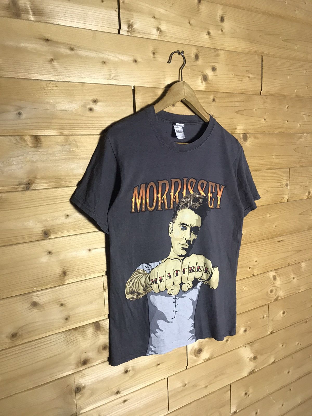 Vintage Rare the Smiths Morrissey meat free t-shirt Size US S / EU 44-46 / 1 - 1 Thumbnail