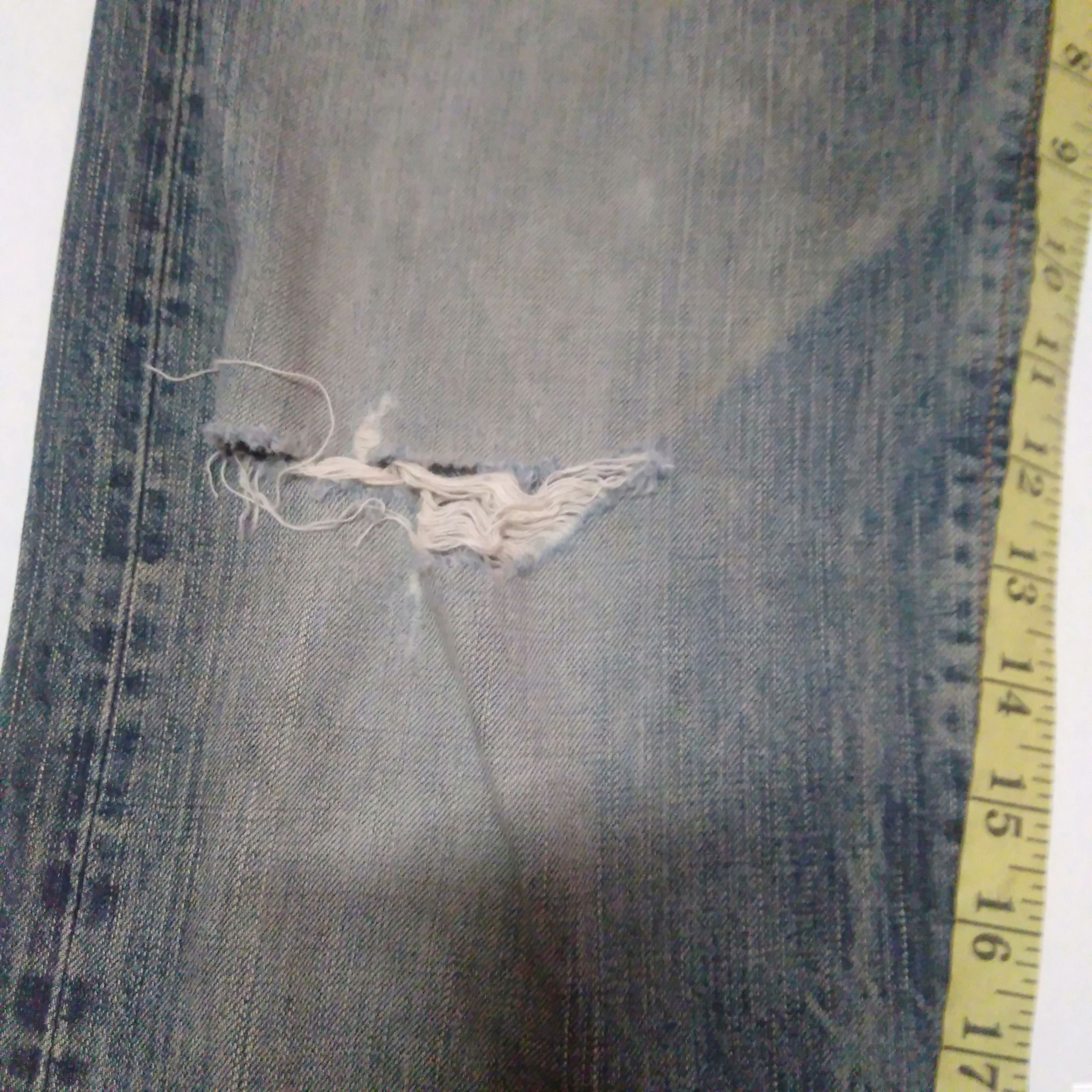 Edwin × Vintage vintage selvedge Edwin 505z blue wash distressed denim Size US 29 - 8 Thumbnail