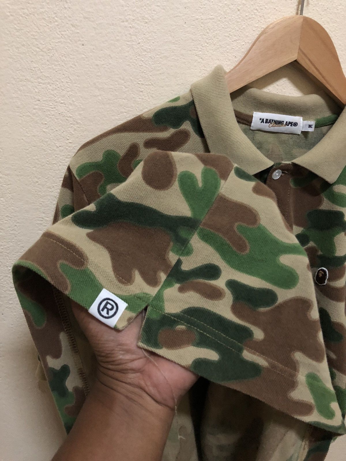 Bape Puzzle Camo Polo Size US M / EU 48-50 / 2 - 8 Thumbnail
