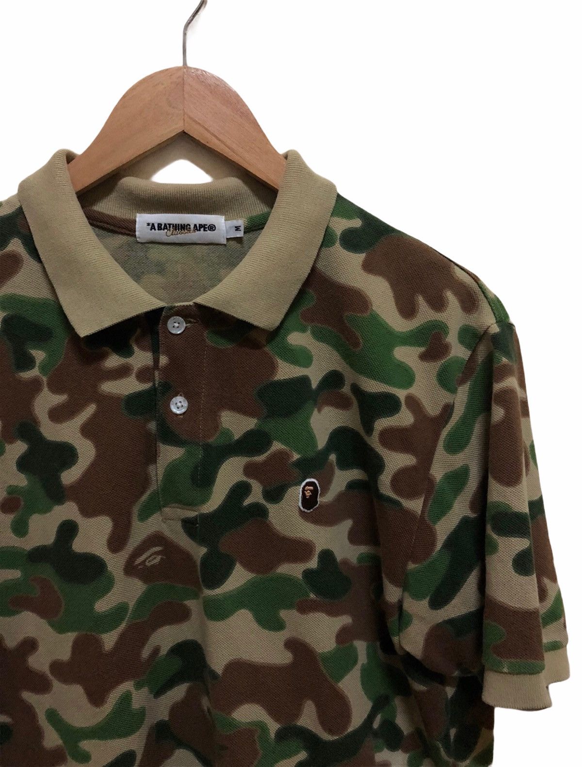 Bape Puzzle Camo Polo Size US M / EU 48-50 / 2 - 3 Thumbnail