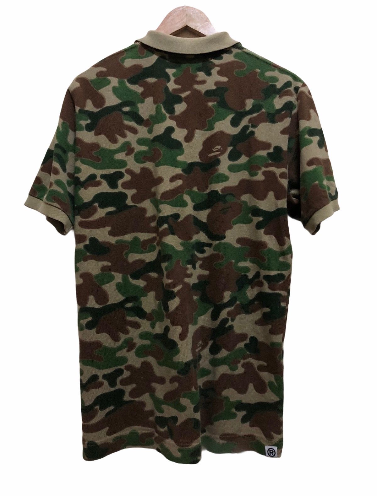 Bape Puzzle Camo Polo Size US M / EU 48-50 / 2 - 2 Thumbnail