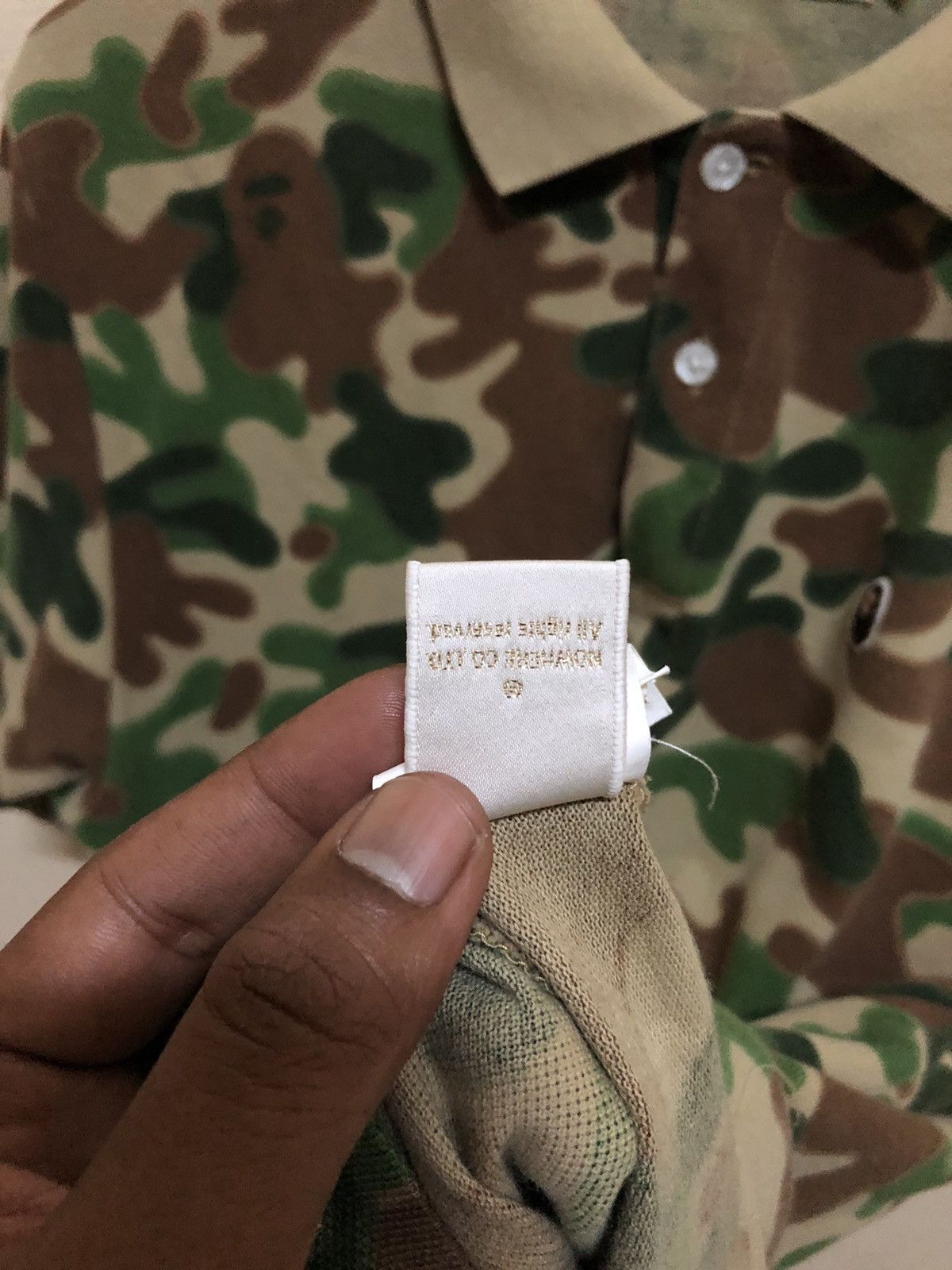Bape Puzzle Camo Polo Size US M / EU 48-50 / 2 - 13 Thumbnail