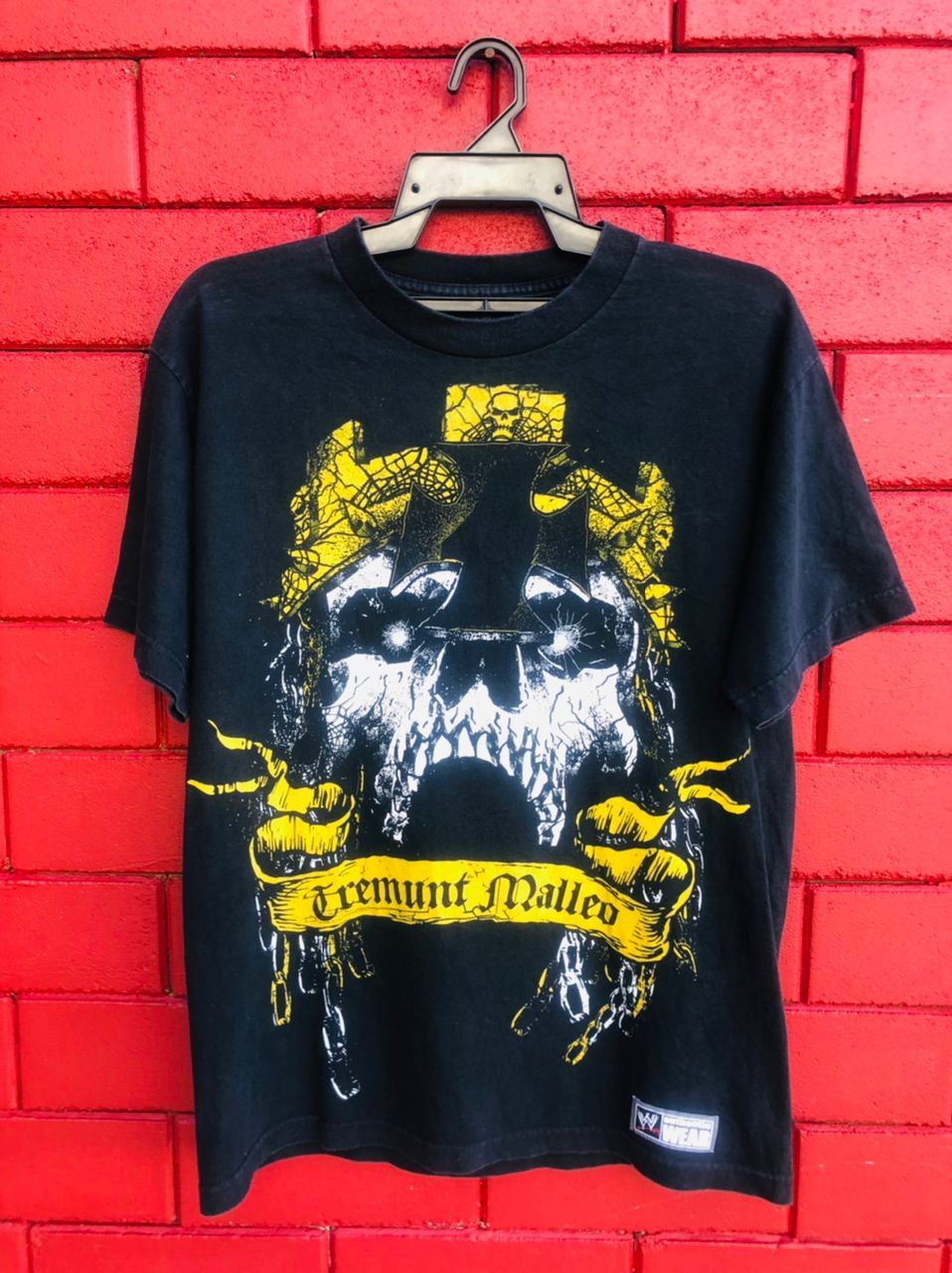 image of Vintage Wwe Triple H Tremunt Malleo Streetwear Fashion Style in Faded Black, Men's (Size Large)