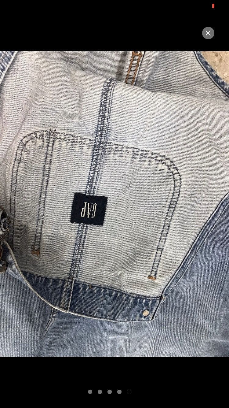 Gap × Levi's × Vintage Gap 90s overalls medium light wash jeans workwear Size US 32 / EU 48 - 4 Thumbnail