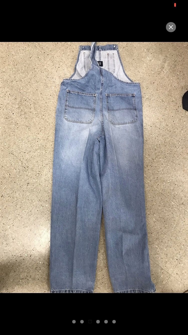 Gap × Levi's × Vintage Gap 90s overalls medium light wash jeans workwear Size US 32 / EU 48 - 2 Thumbnail