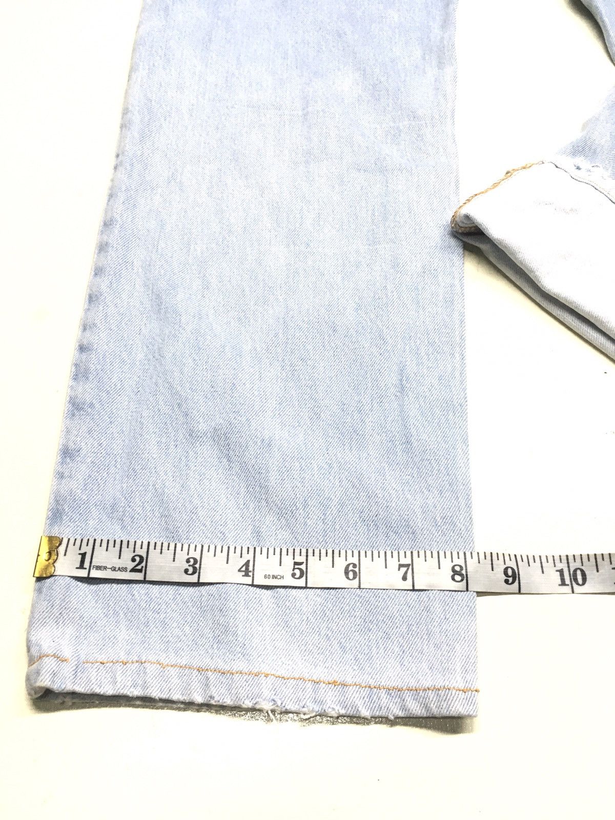 Levi's × Vintage Vintage 1996 Levi’s 510 light blue wash distressed denim Size US 32 / EU 48 - 7 Thumbnail