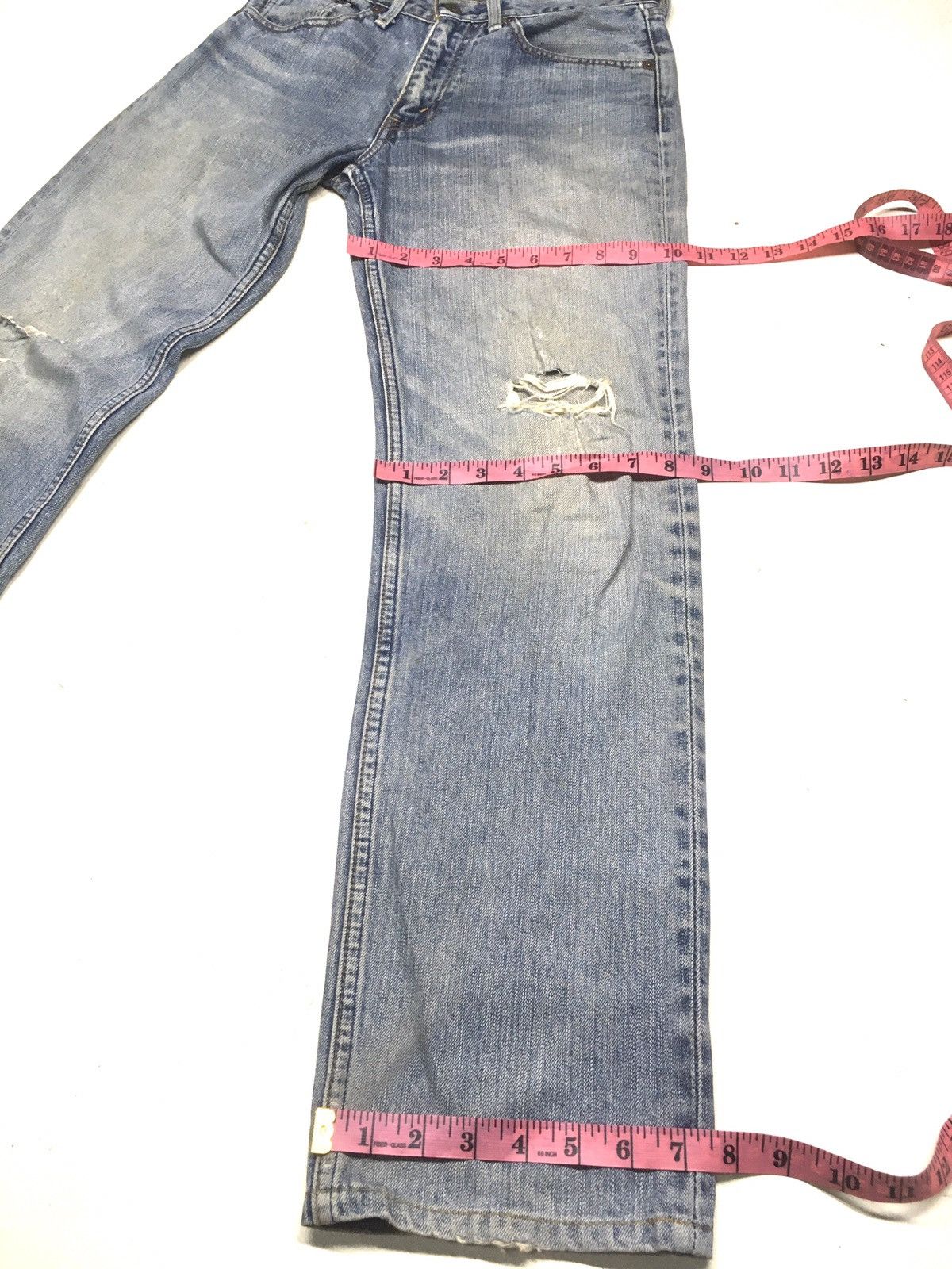 Levi's × Vintage Vintage Levi’s 502 blue wash distressed denim japan Size US 29 - 3 Thumbnail
