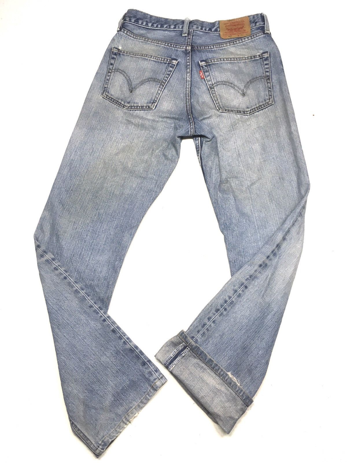 Levi's × Vintage Vintage Levi’s 502 blue wash distressed denim japan Size US 29 - 5 Thumbnail