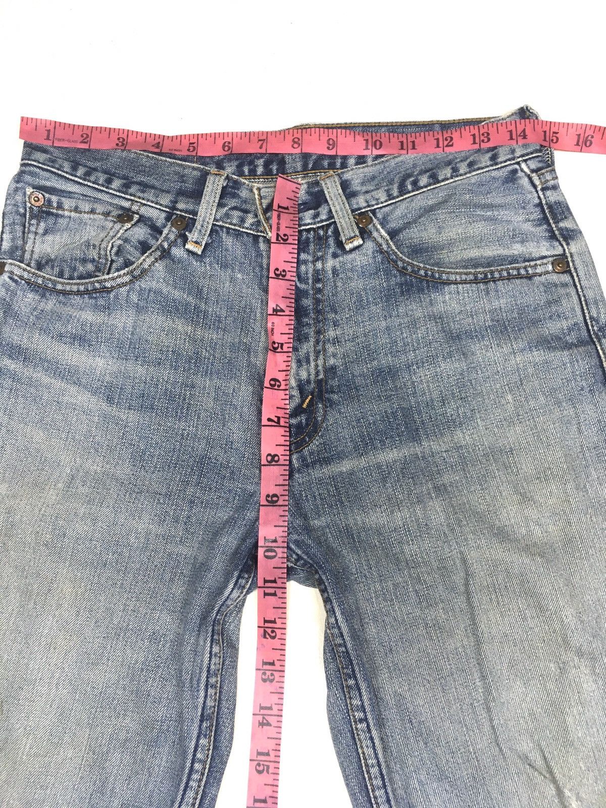 Levi's × Vintage Vintage Levi’s 502 blue wash distressed denim japan Size US 29 - 4 Thumbnail