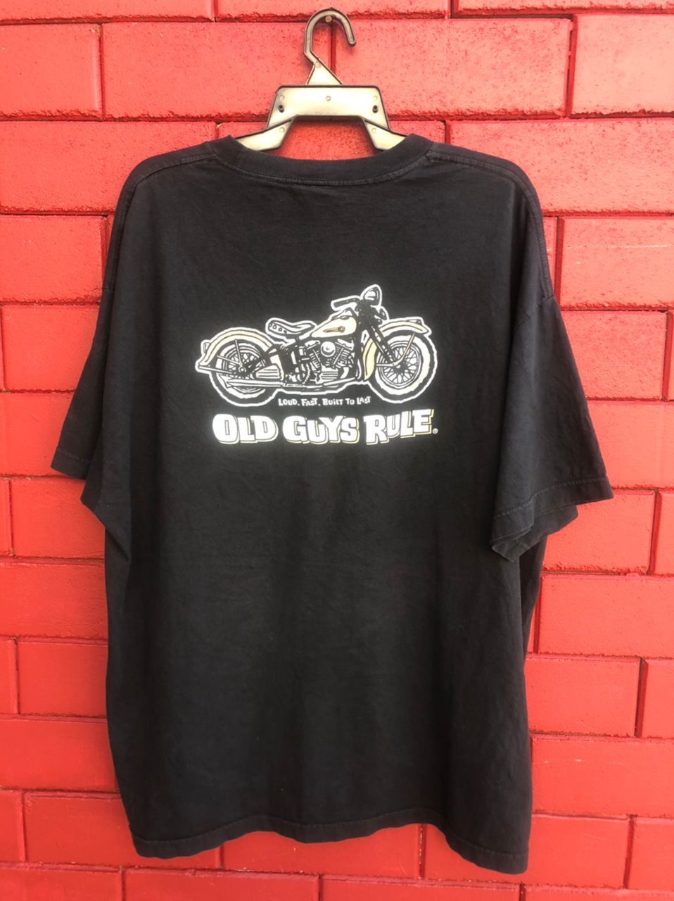 image of Vintage Old Guys Rules Motorsport Streetwear Fashion Style in Black, Men's (Size XL)