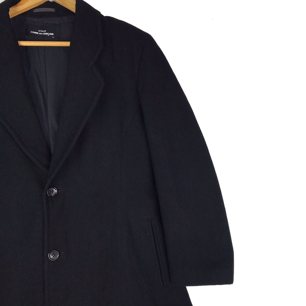 Comme des Garcons × Japanese Brand × Rei Kawakubo Comme des Garçons Tricot Long Coat Wool Jacket Size US M / EU 48-50 / 2 - 3 Thumbnail