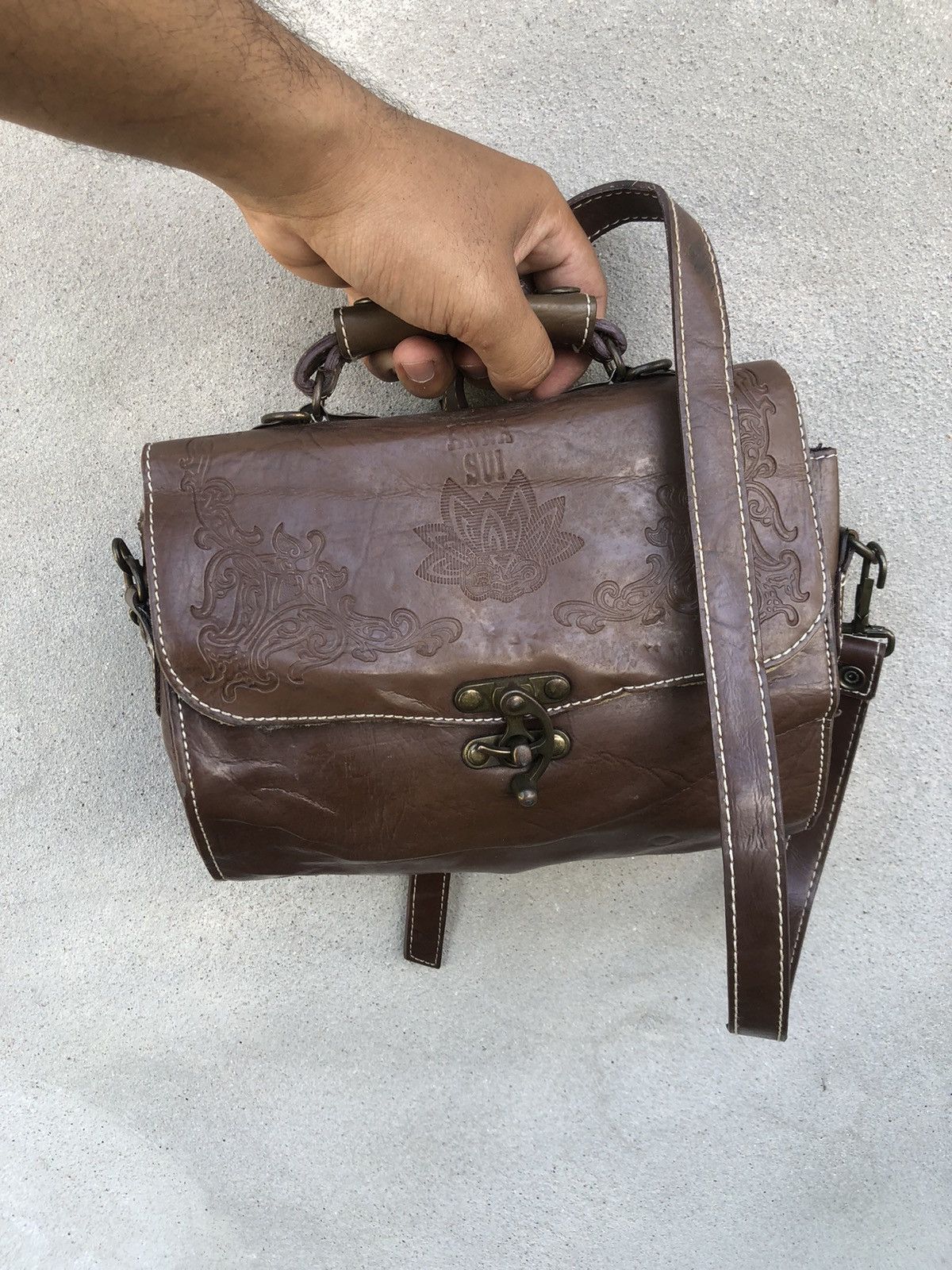 Anna Sui × Designer Anna Sui Leather Bag Size ONE SIZE - 5 Thumbnail