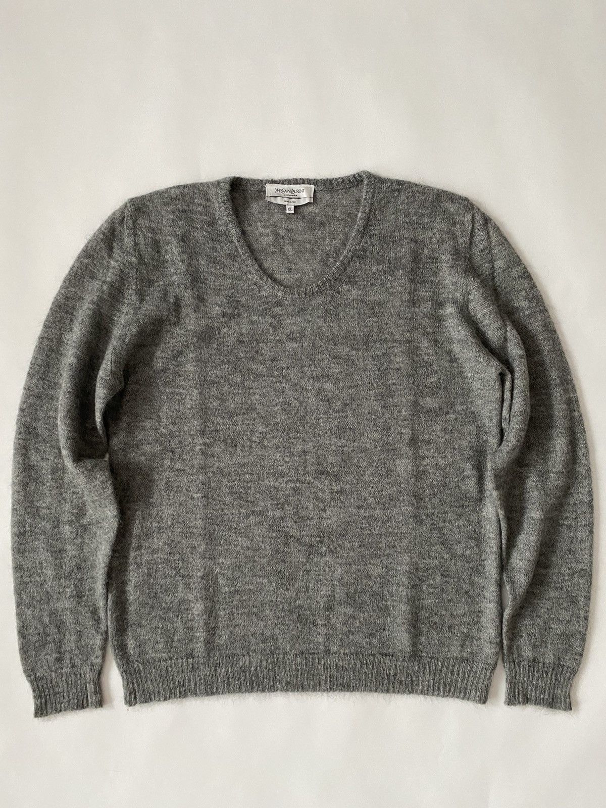 Tom Ford Ysl Rive Gauche By Tom Ford Mohair Knit Sweater 