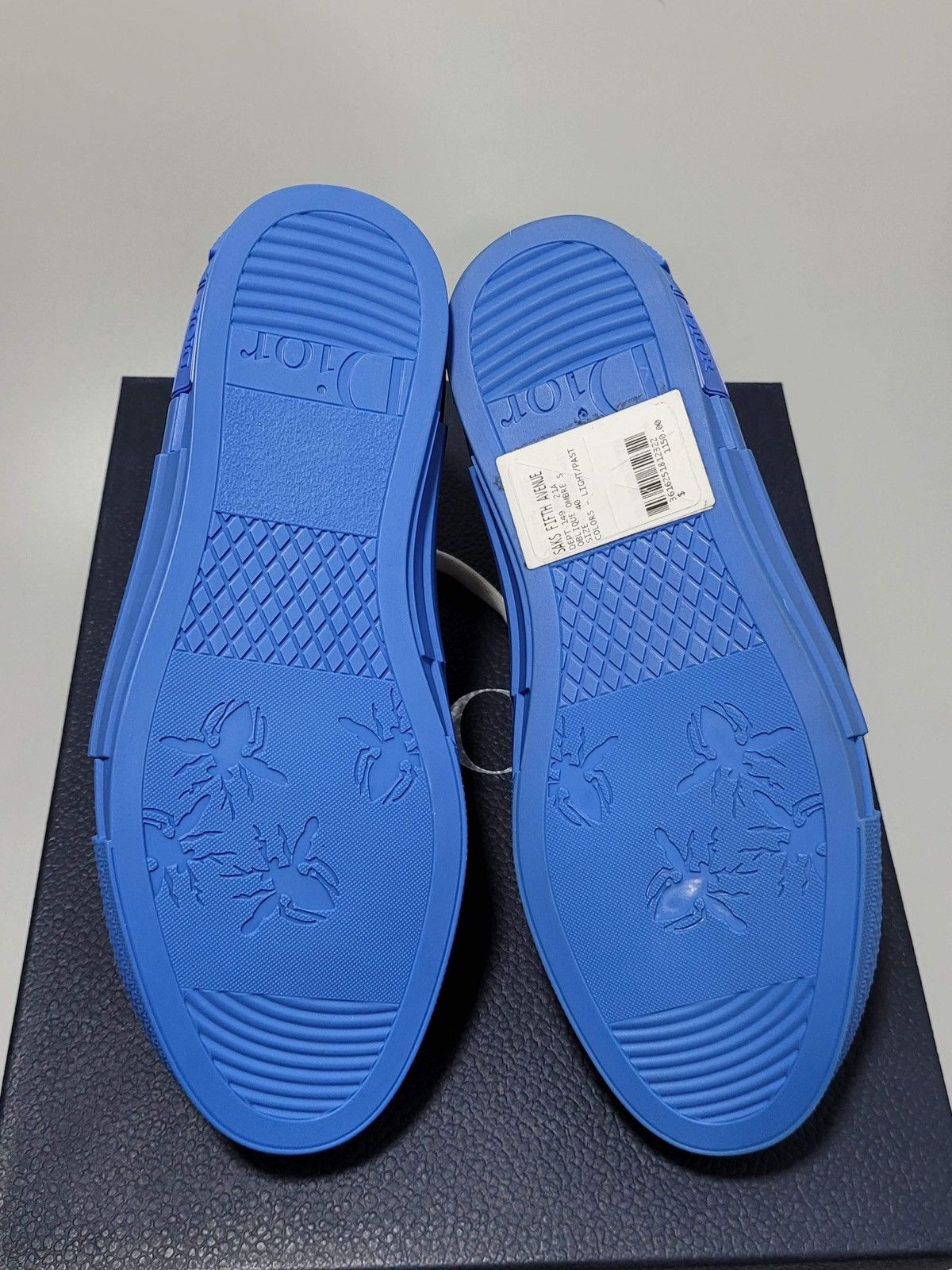 Dior Dior B23 High-Top Sneaker With Gradient Blue Dior Size US 7 / EU 40 - 8 Thumbnail