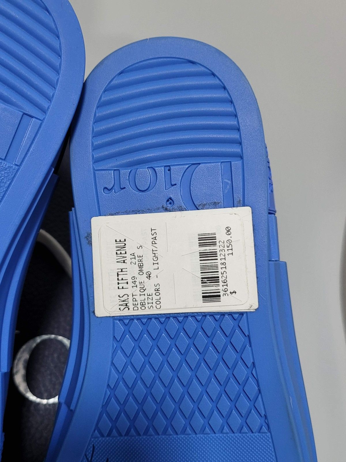Dior Dior B23 High-Top Sneaker With Gradient Blue Dior Size US 7 / EU 40 - 7 Thumbnail